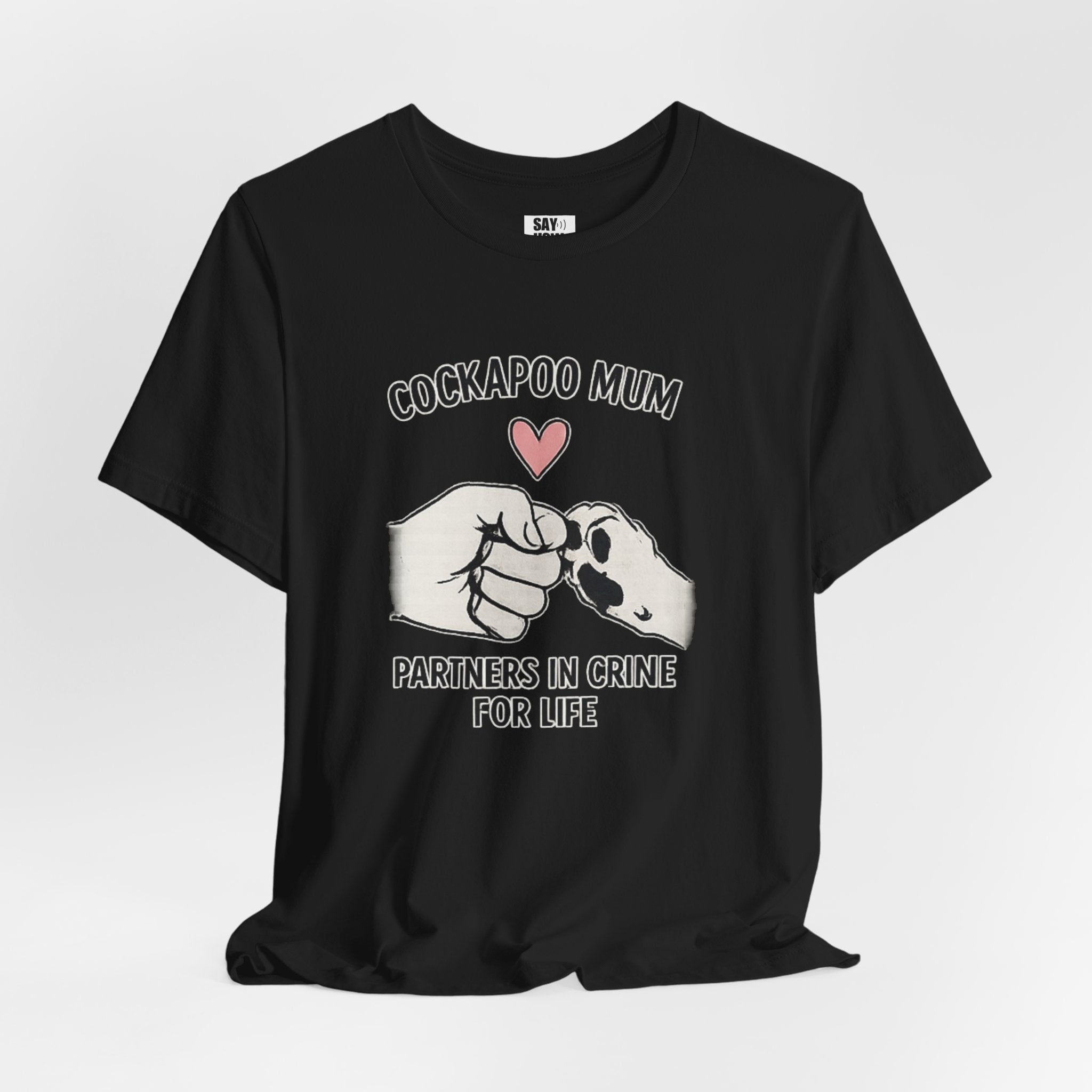 Cockapoo Mum T‑Shirt – "Partners in Crime for Life"