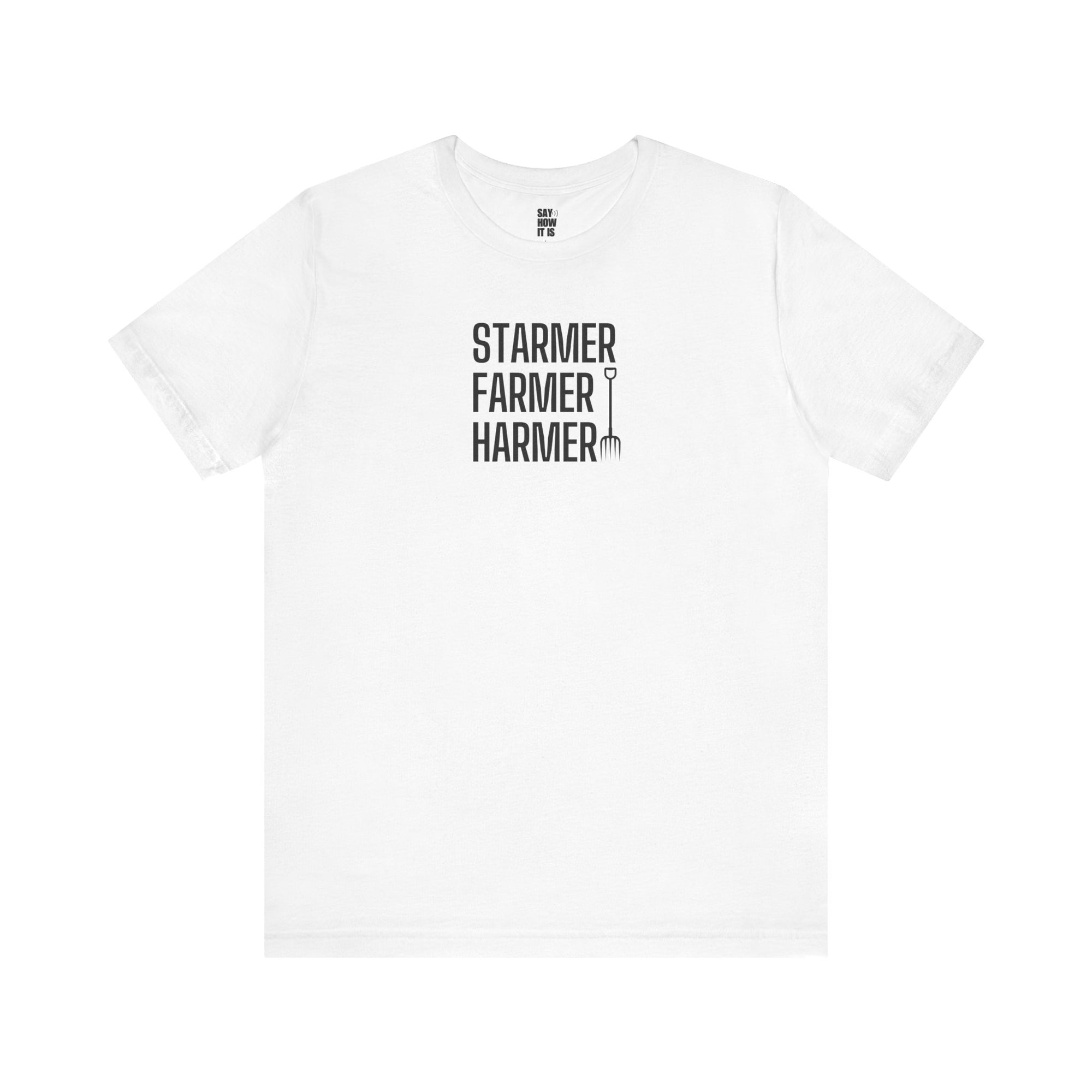 Starmer Farmer Harmer  - Unisex t-shirt