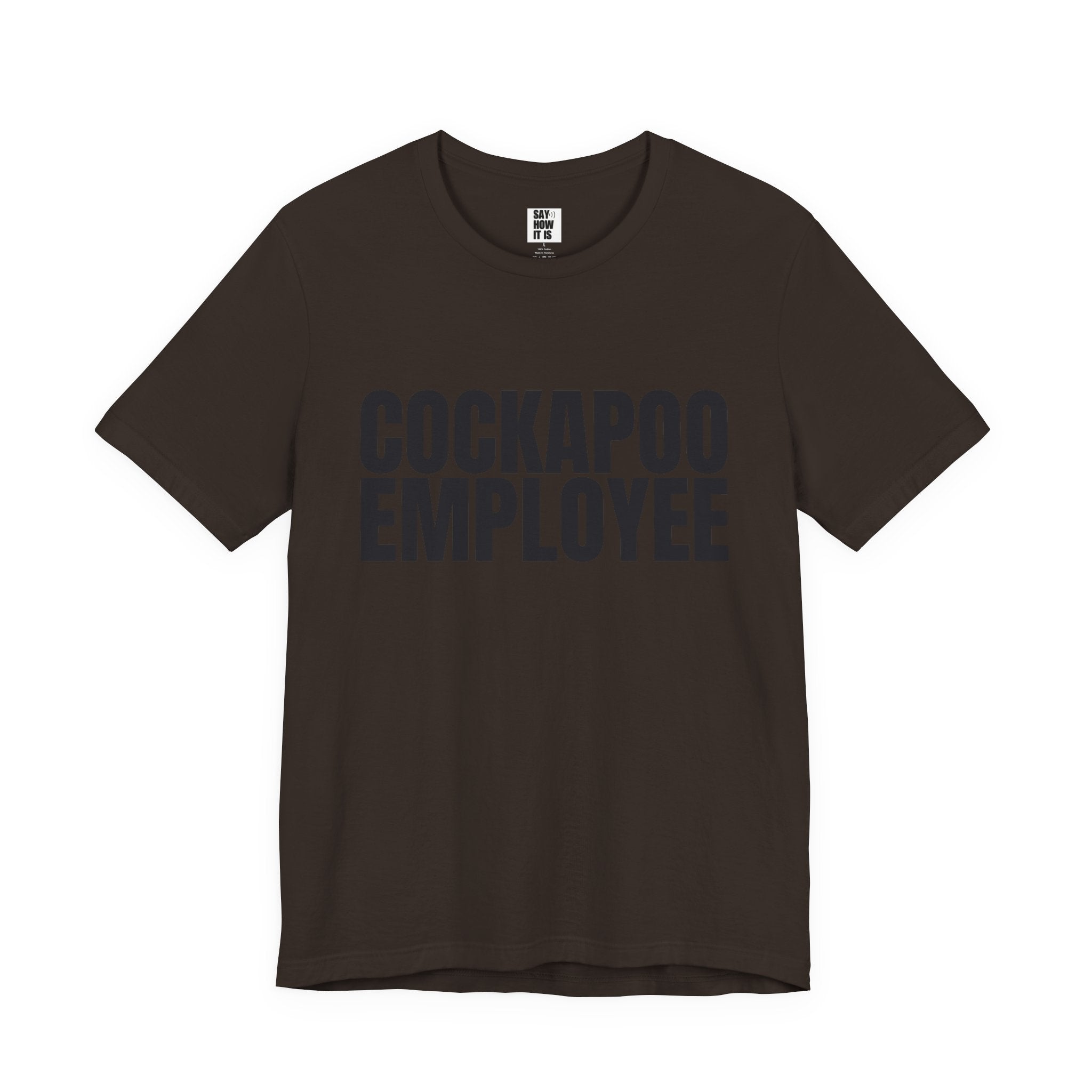 Cockapoo Employee T‑Shirt — Funny Dog Lover Tee
