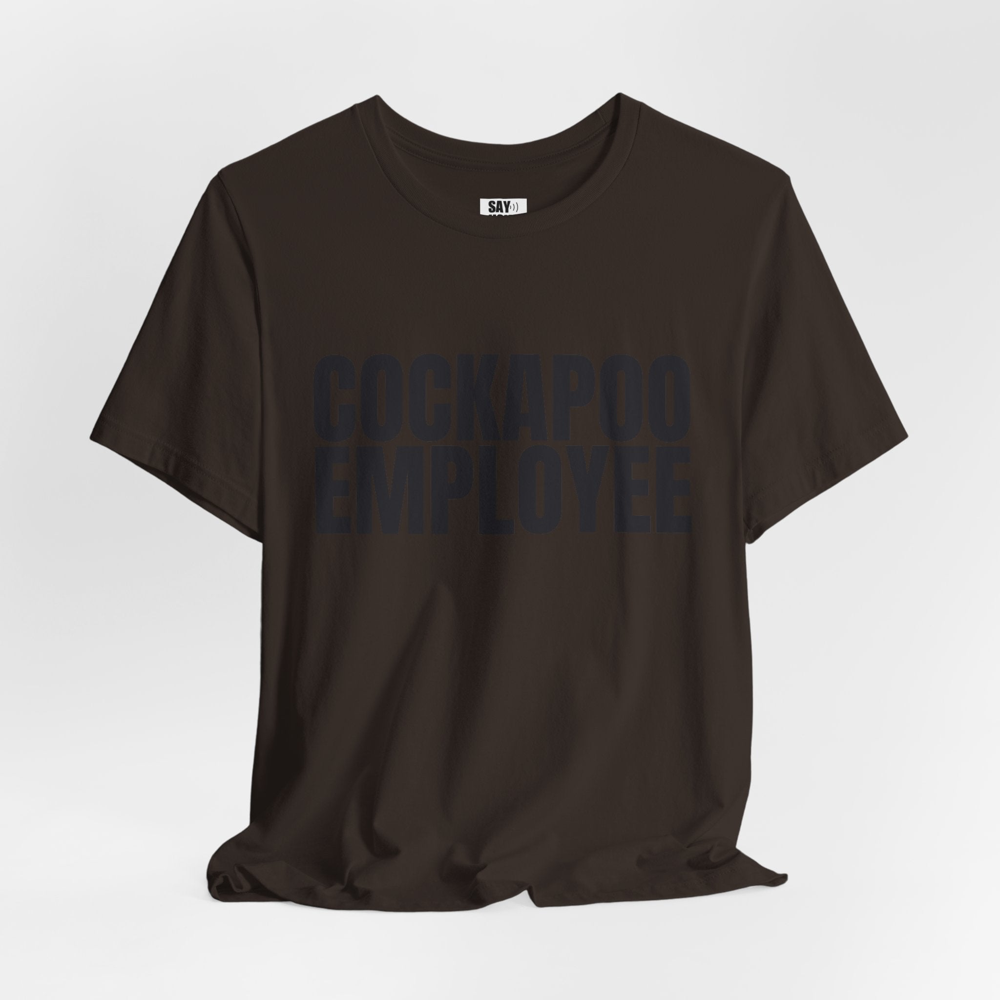 Cockapoo Employee T‑Shirt — Funny Dog Lover Tee