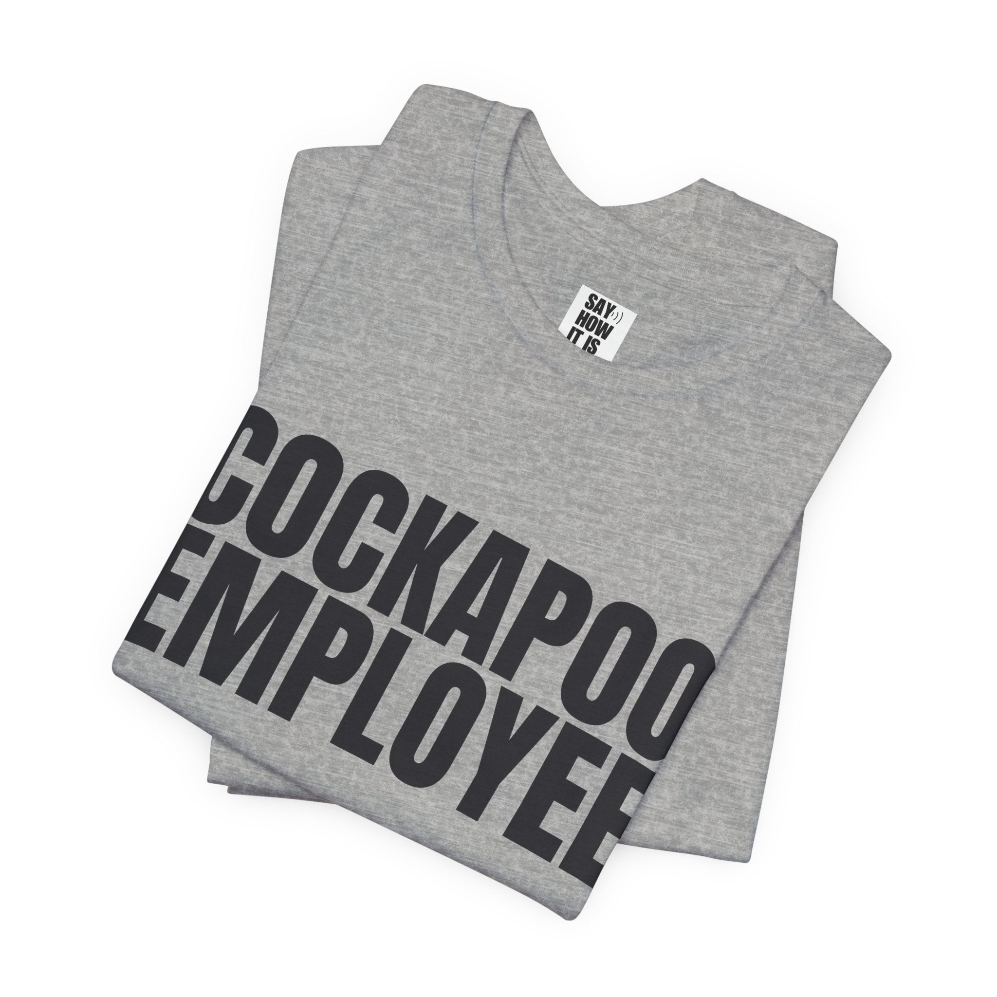 Cockapoo Employee T‑Shirt — Funny Dog Lover Tee