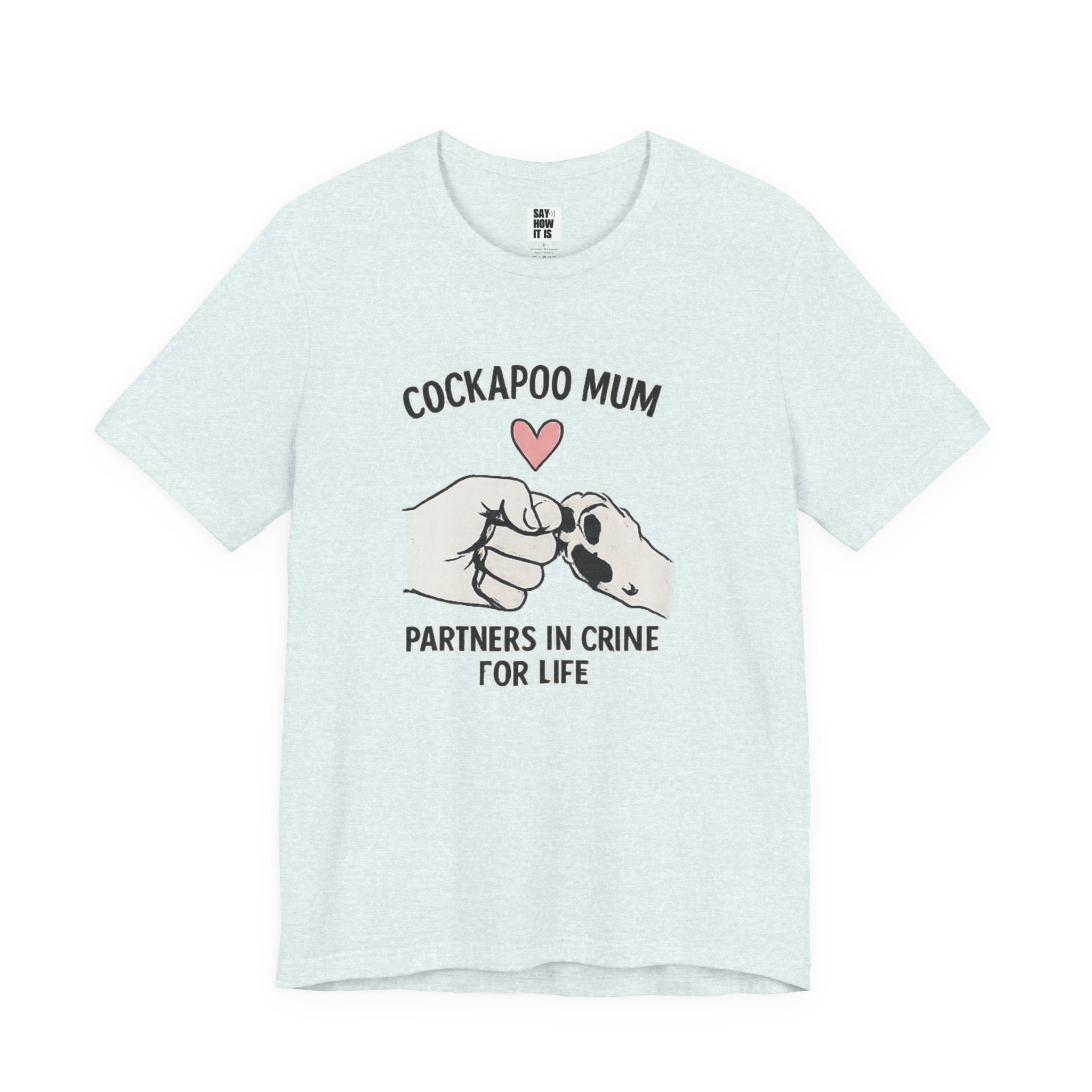 Cockapoo Mum T‑Shirt – "Partners in Crime for Life"