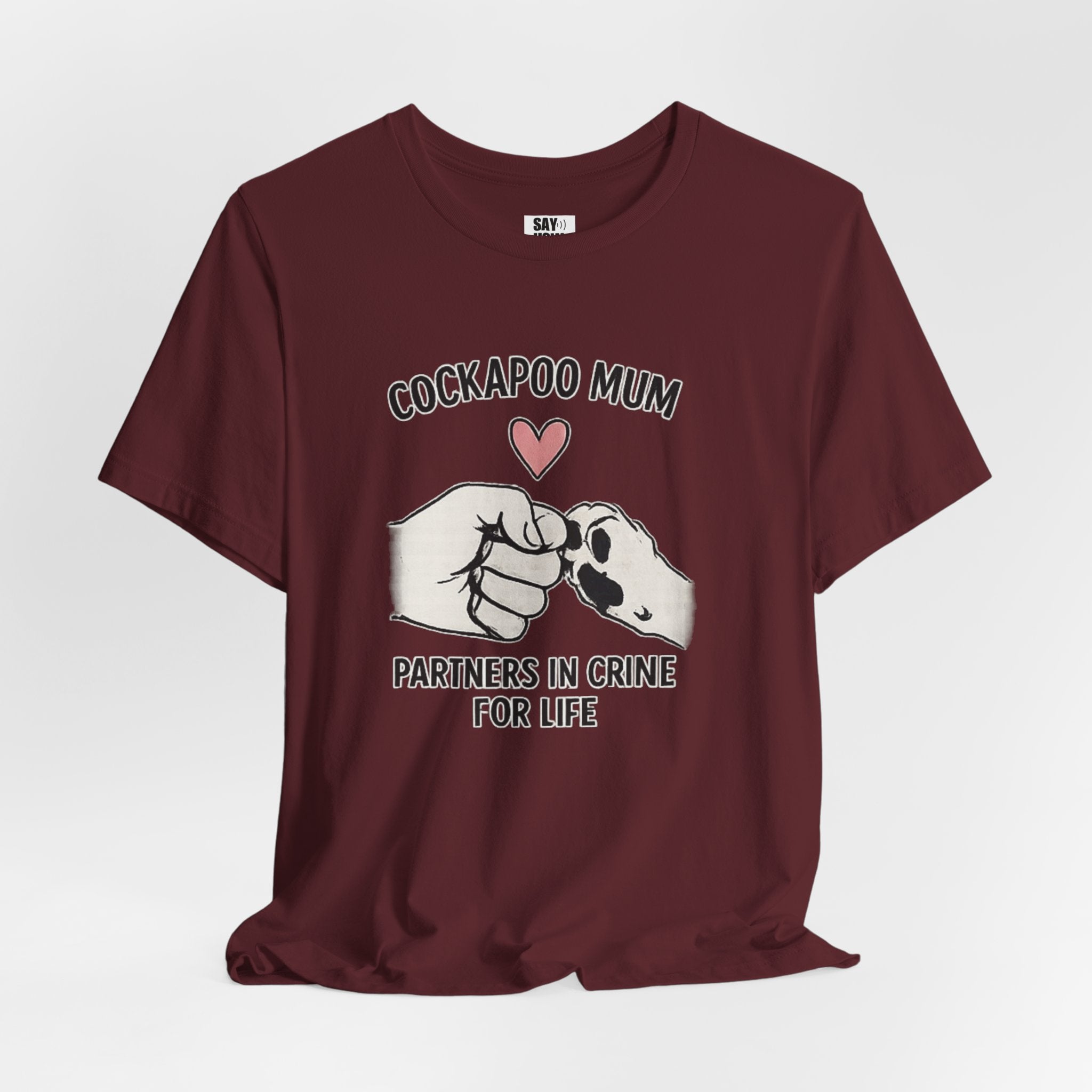 Cockapoo Mum T‑Shirt – "Partners in Crime for Life"