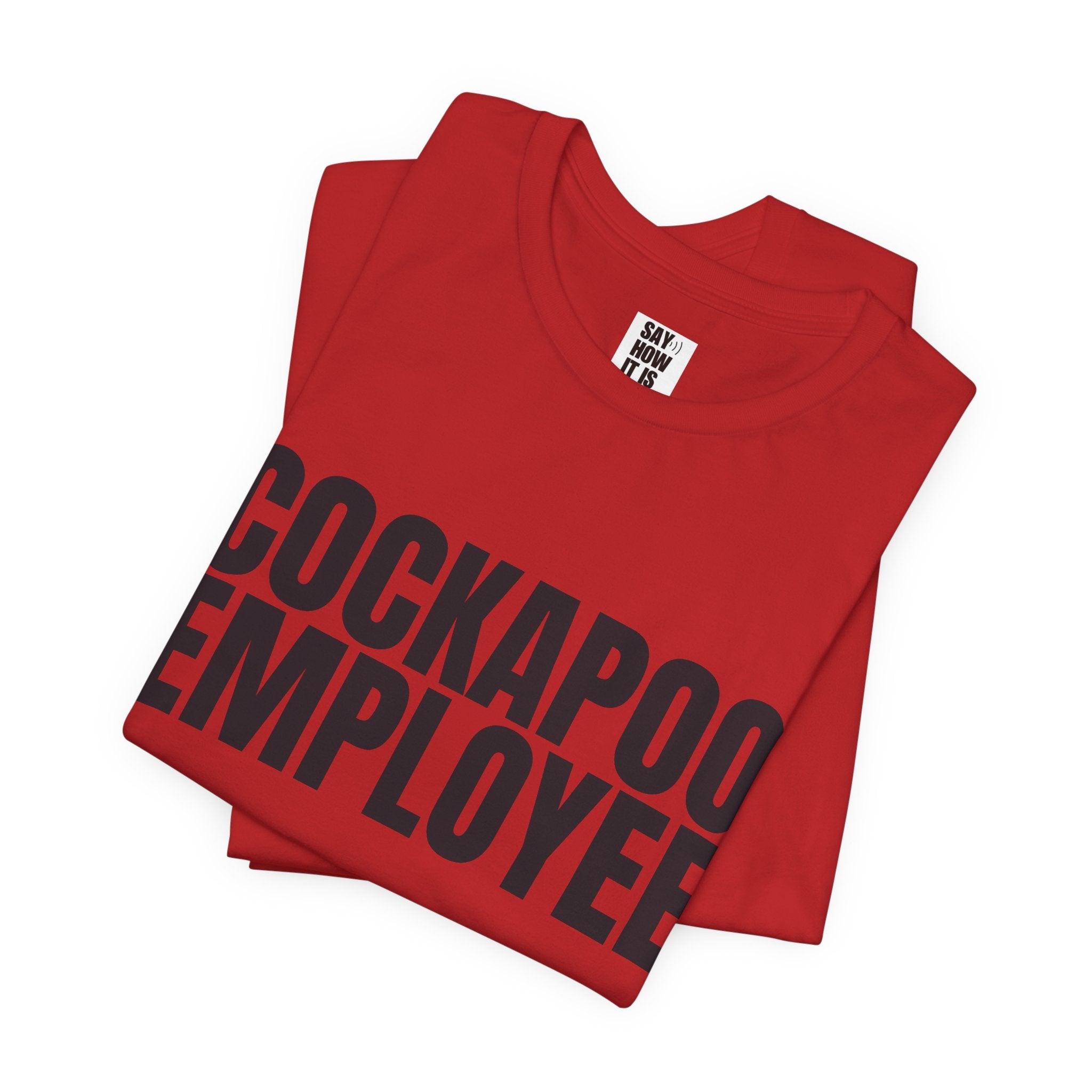Cockapoo Employee T‑Shirt — Funny Dog Lover Tee