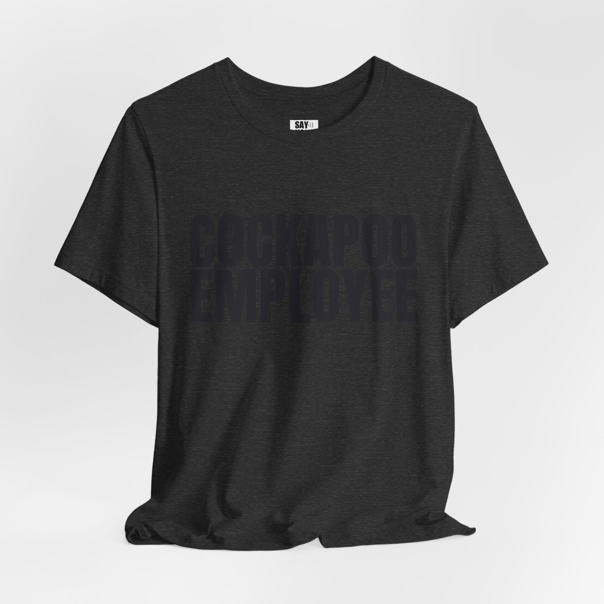 Cockapoo Employee T‑Shirt — Funny Dog Lover Tee