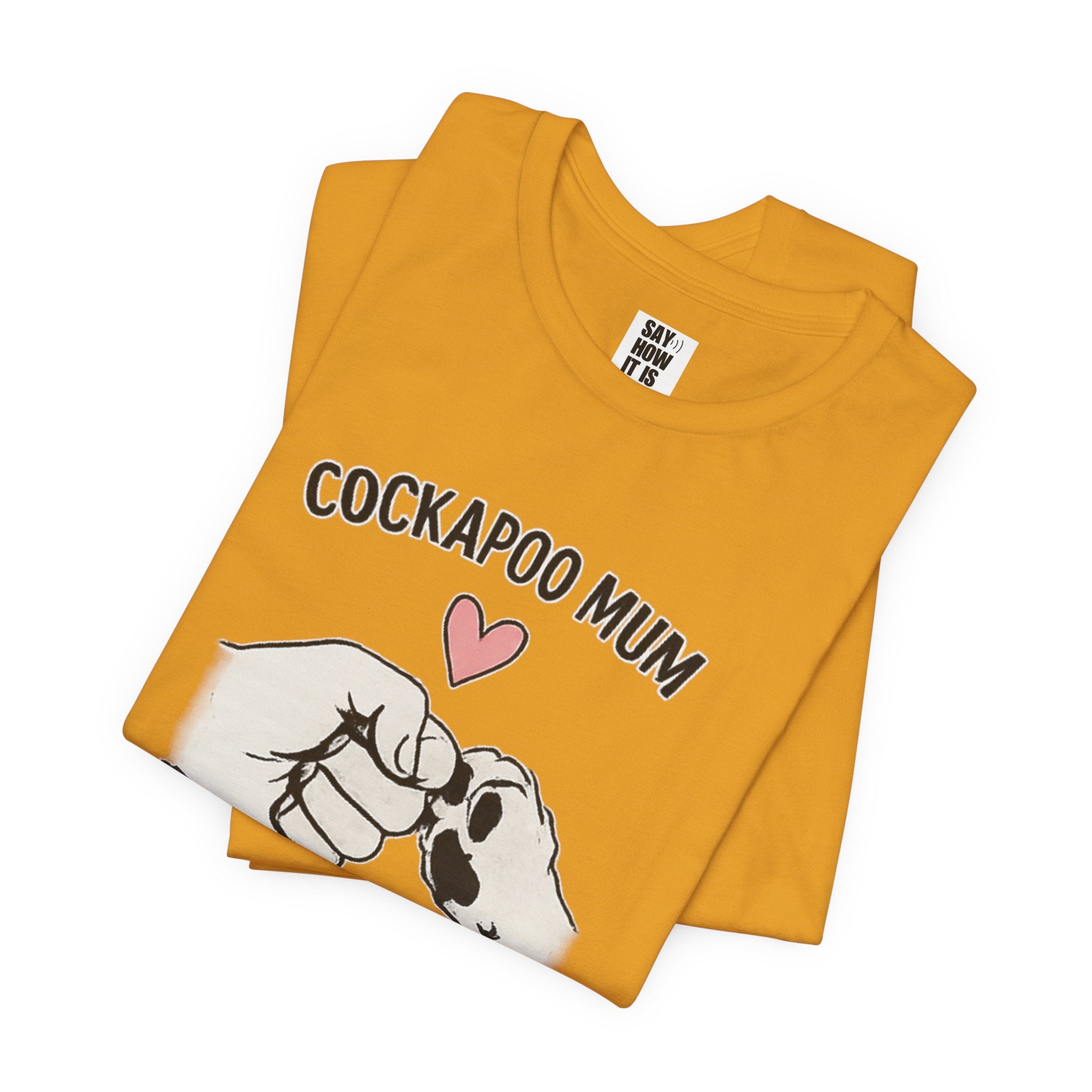 Cockapoo Mum T‑Shirt – "Partners in Crime for Life"