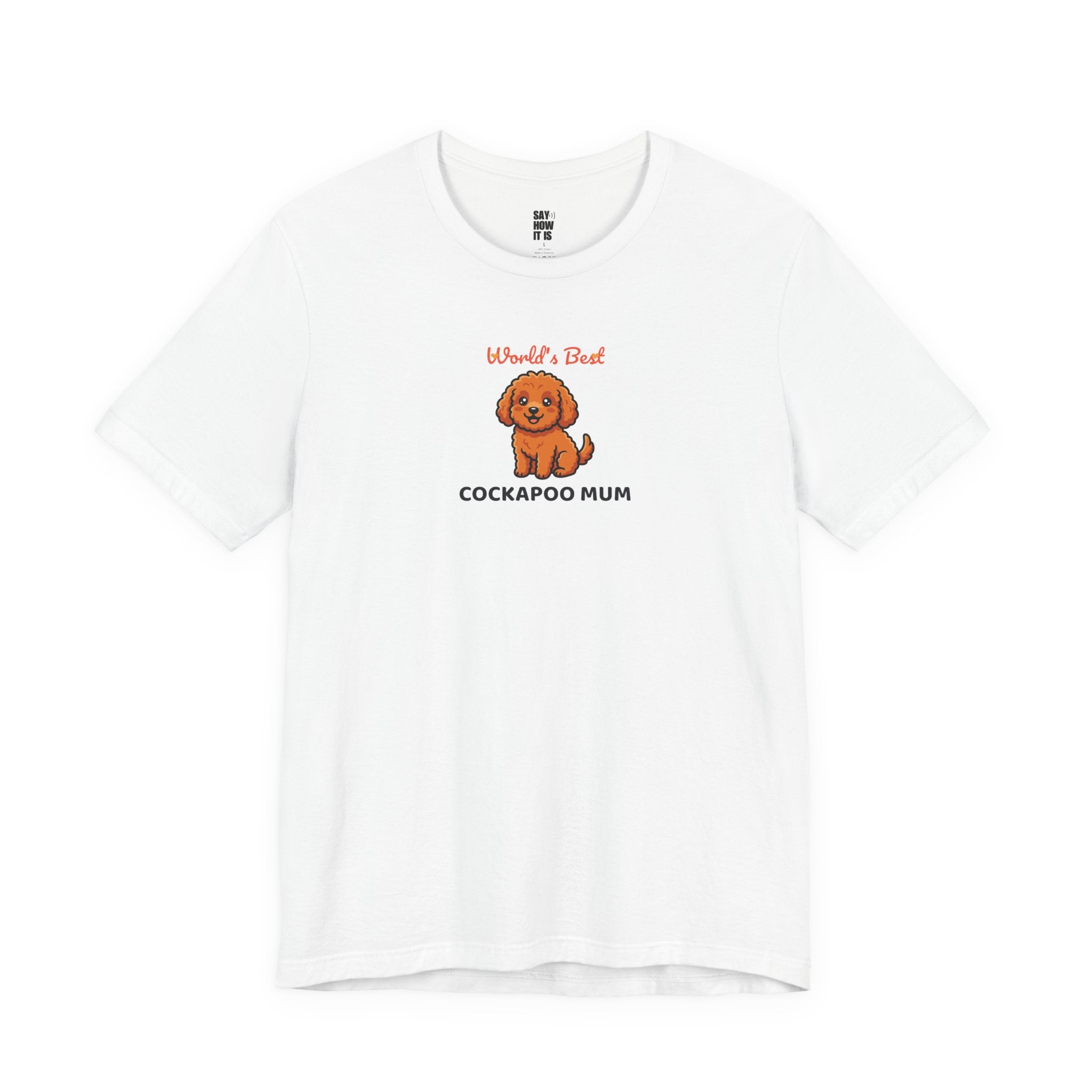 World's Best Cockapoo Mum T-Shirt-White