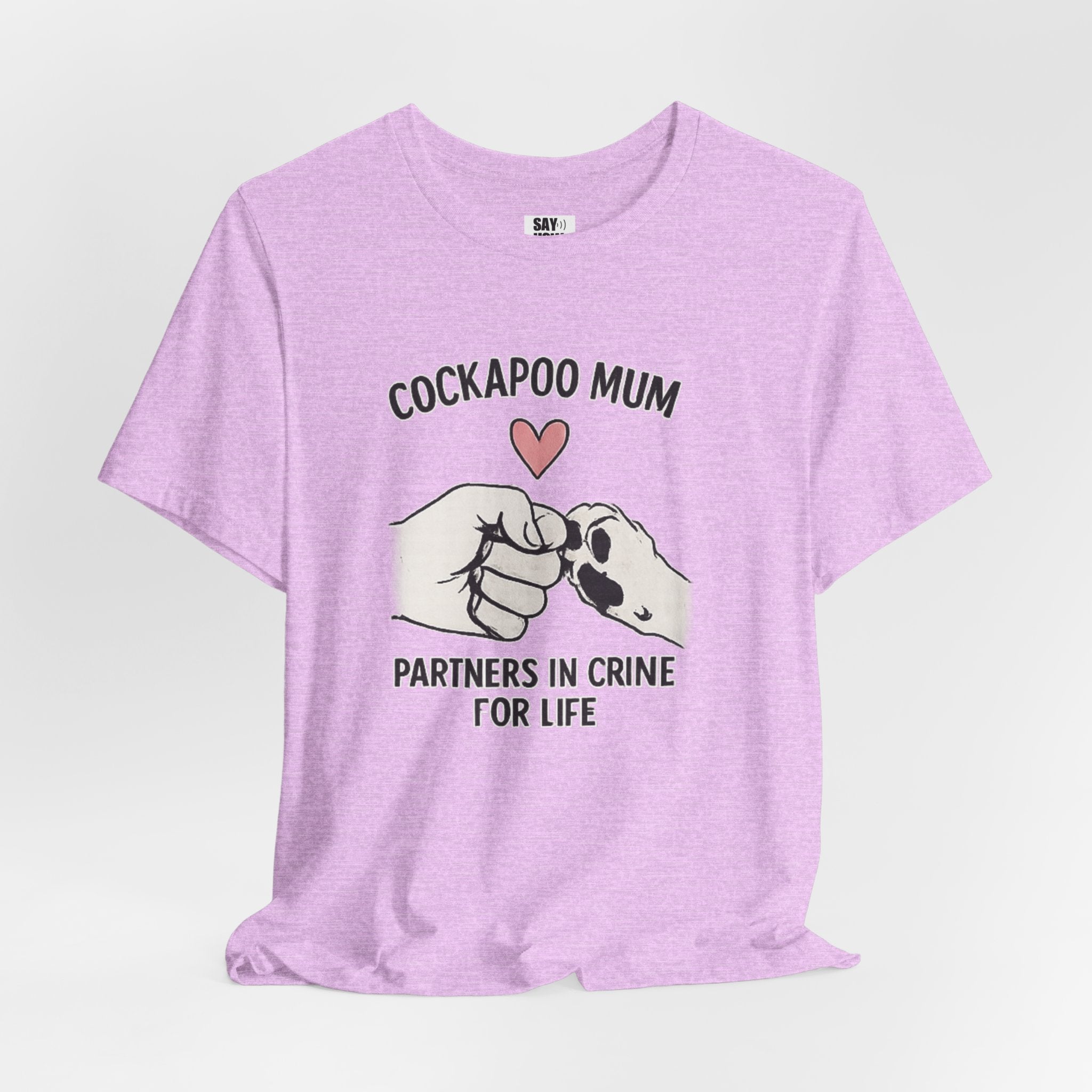 Cockapoo Mum T‑Shirt – "Partners in Crime for Life"
