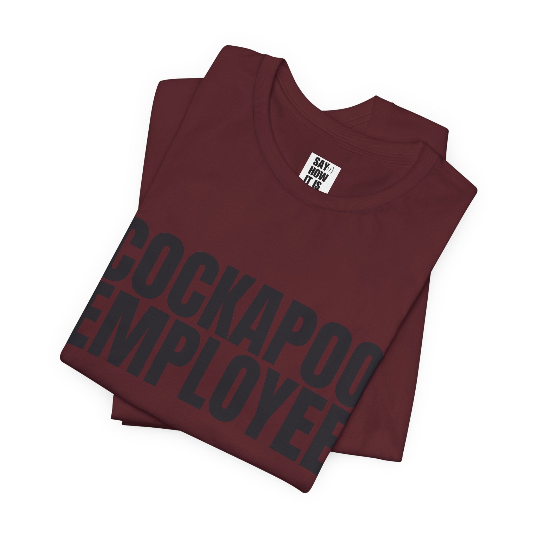 Cockapoo Employee T‑Shirt — Funny Dog Lover Tee