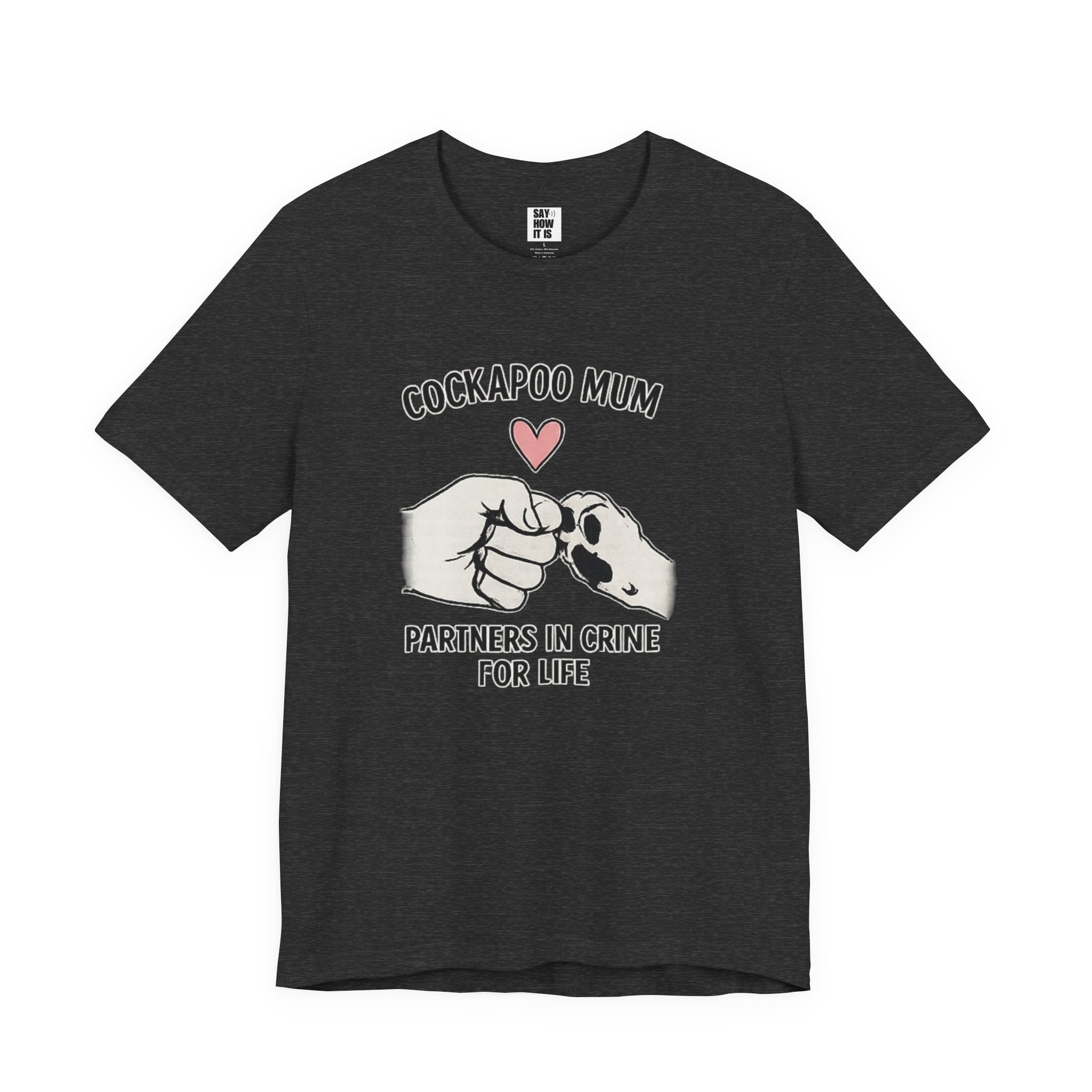 Cockapoo Mum T‑Shirt – "Partners in Crime for Life"