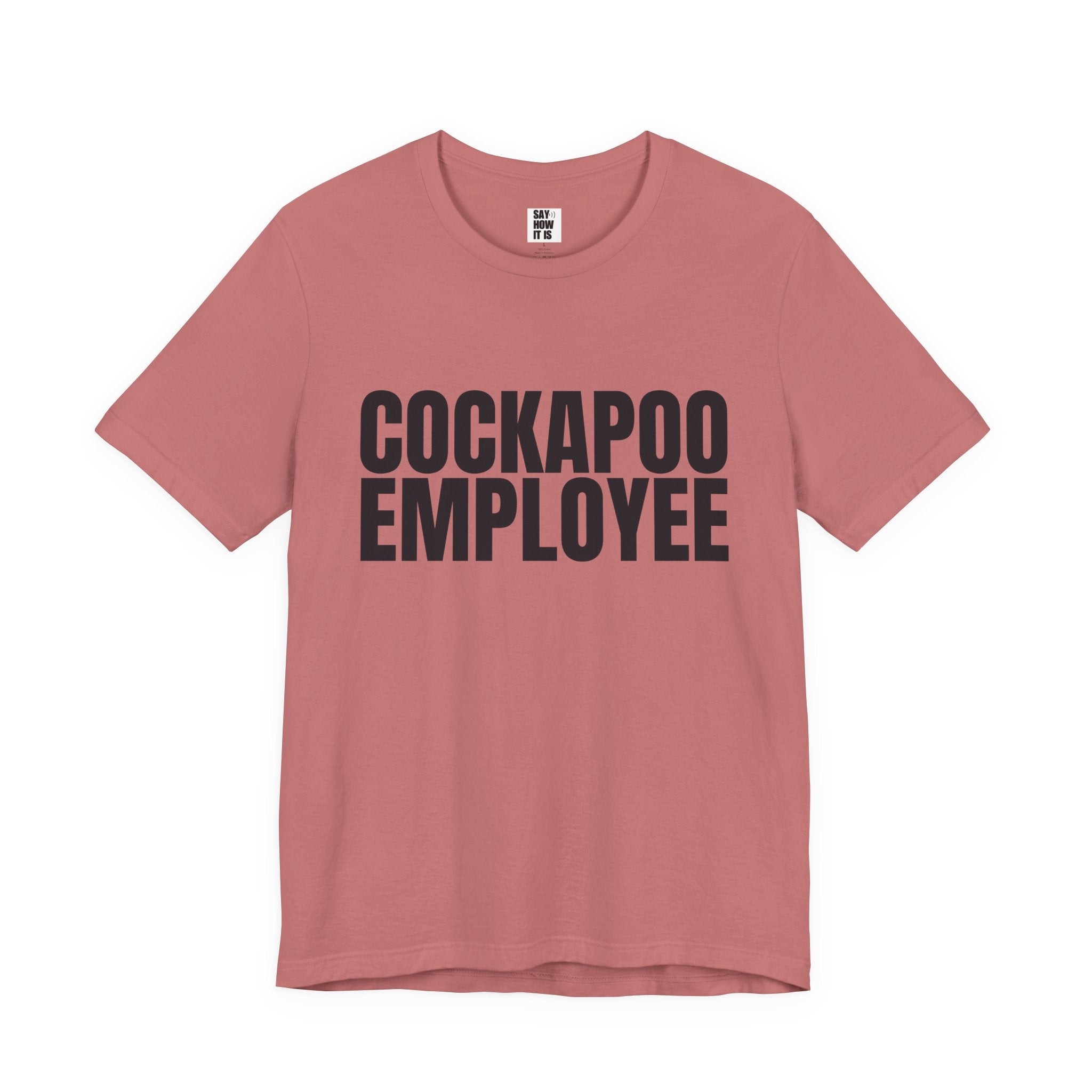 Cockapoo Employee T‑Shirt — Funny Dog Lover Tee