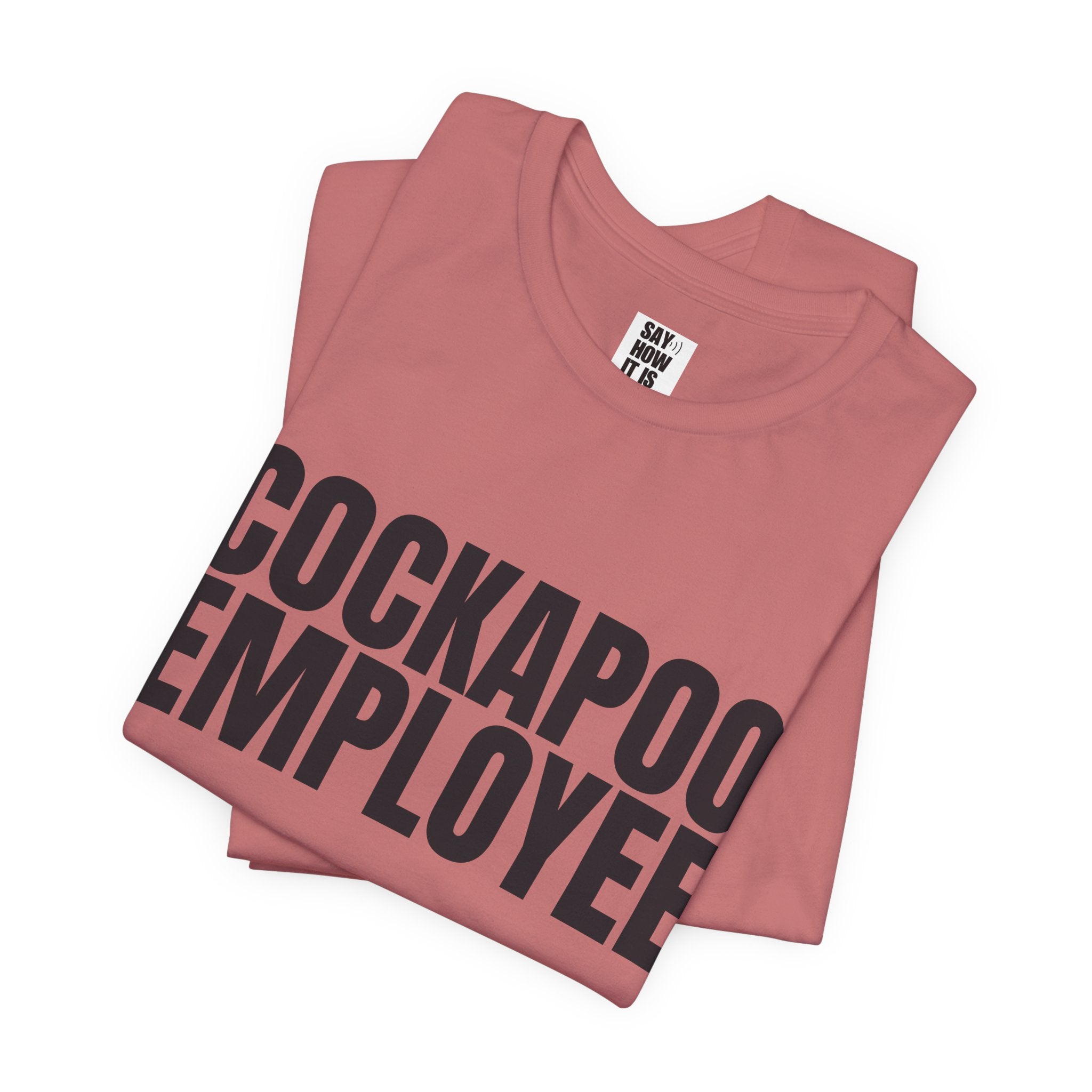 Cockapoo Employee T‑Shirt — Funny Dog Lover Tee