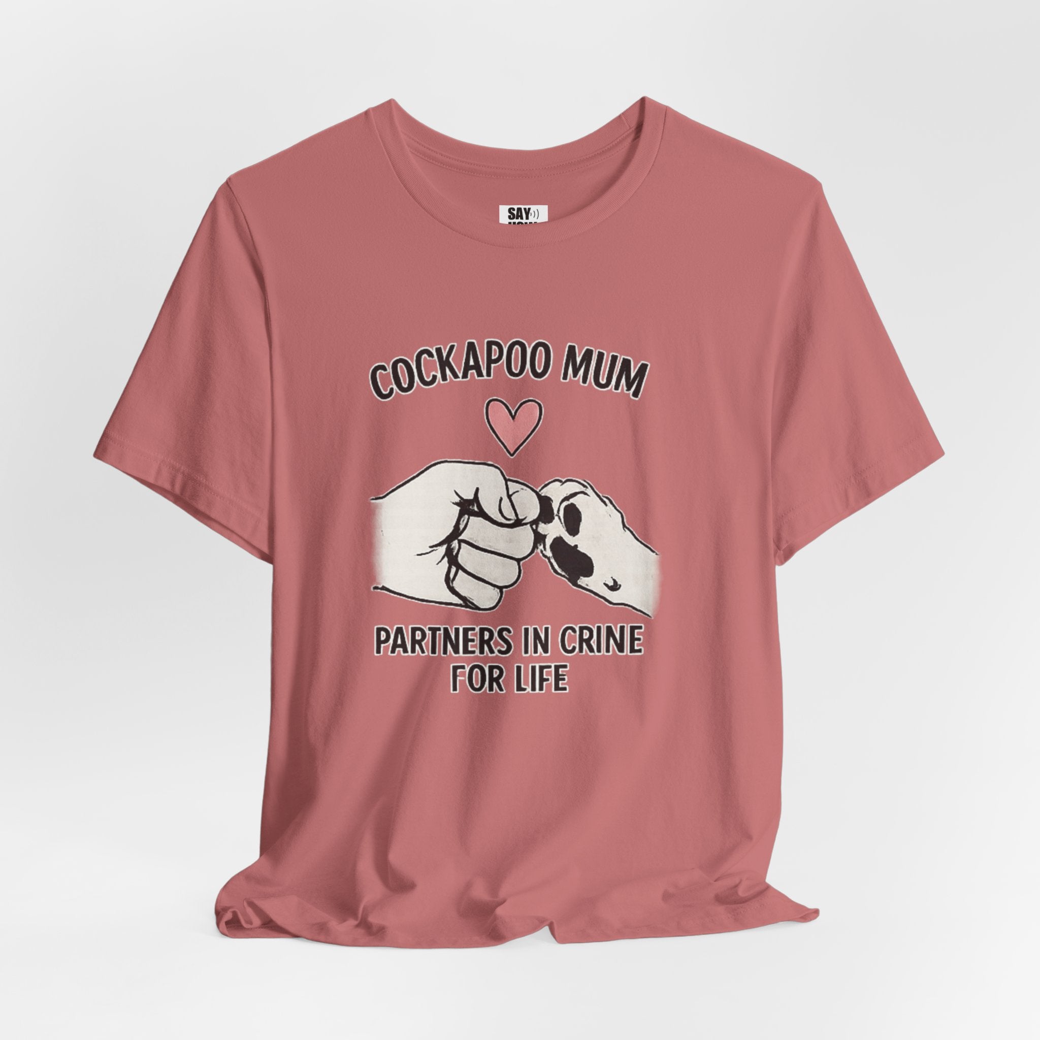 Cockapoo Mum T‑Shirt – "Partners in Crime for Life"