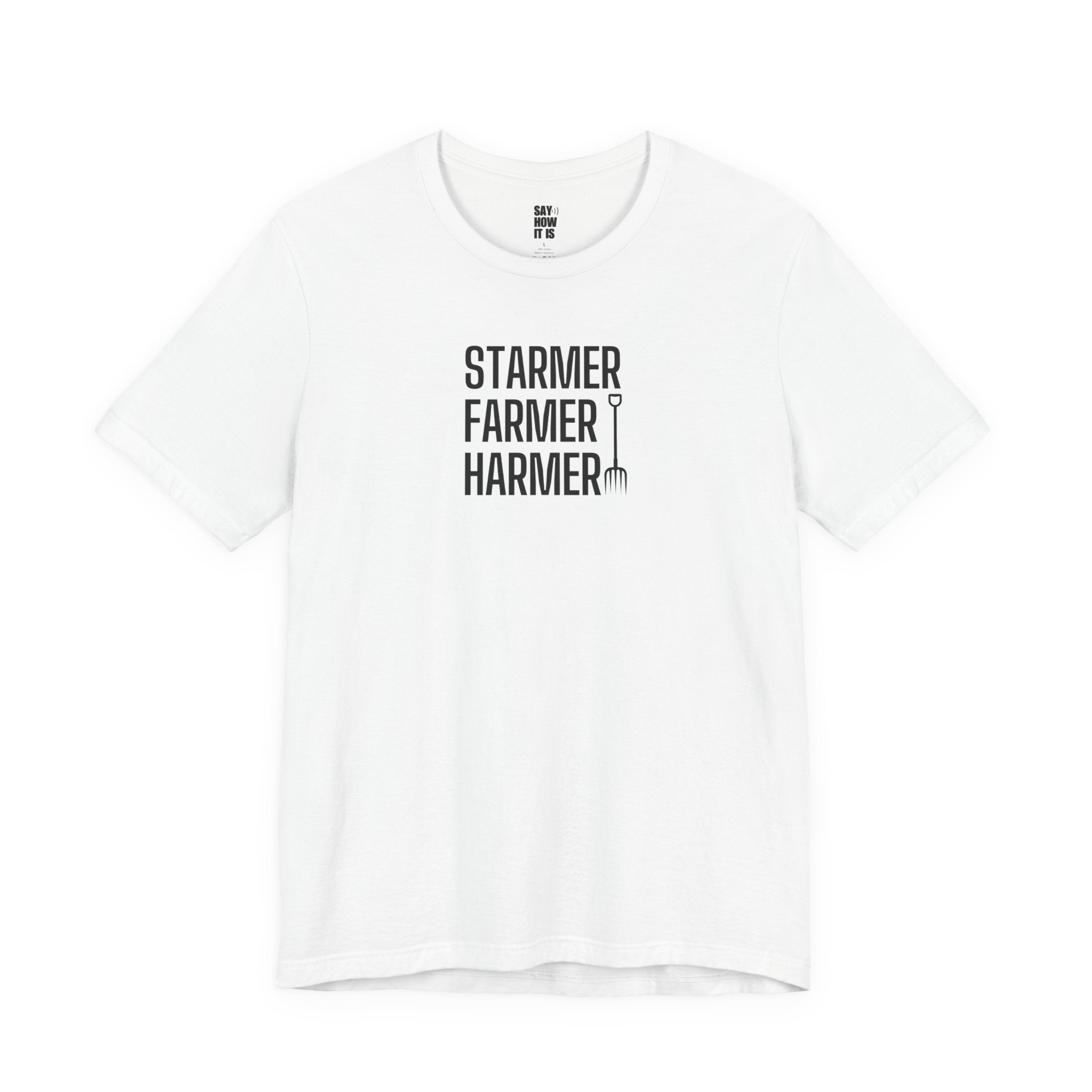 Starmer Farmer Harmer  - Unisex Tee t-shirt
