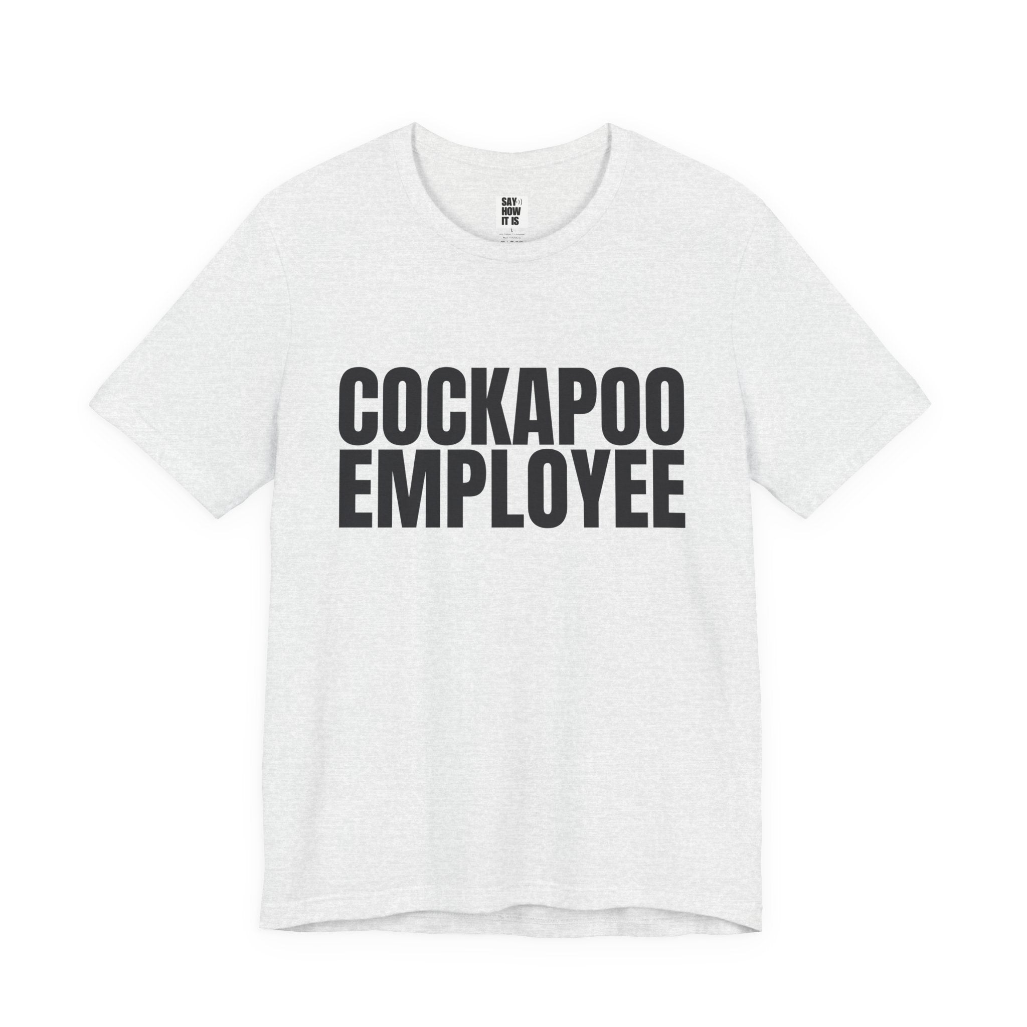 Cockapoo Employee T‑Shirt — Funny Dog Lover Tee