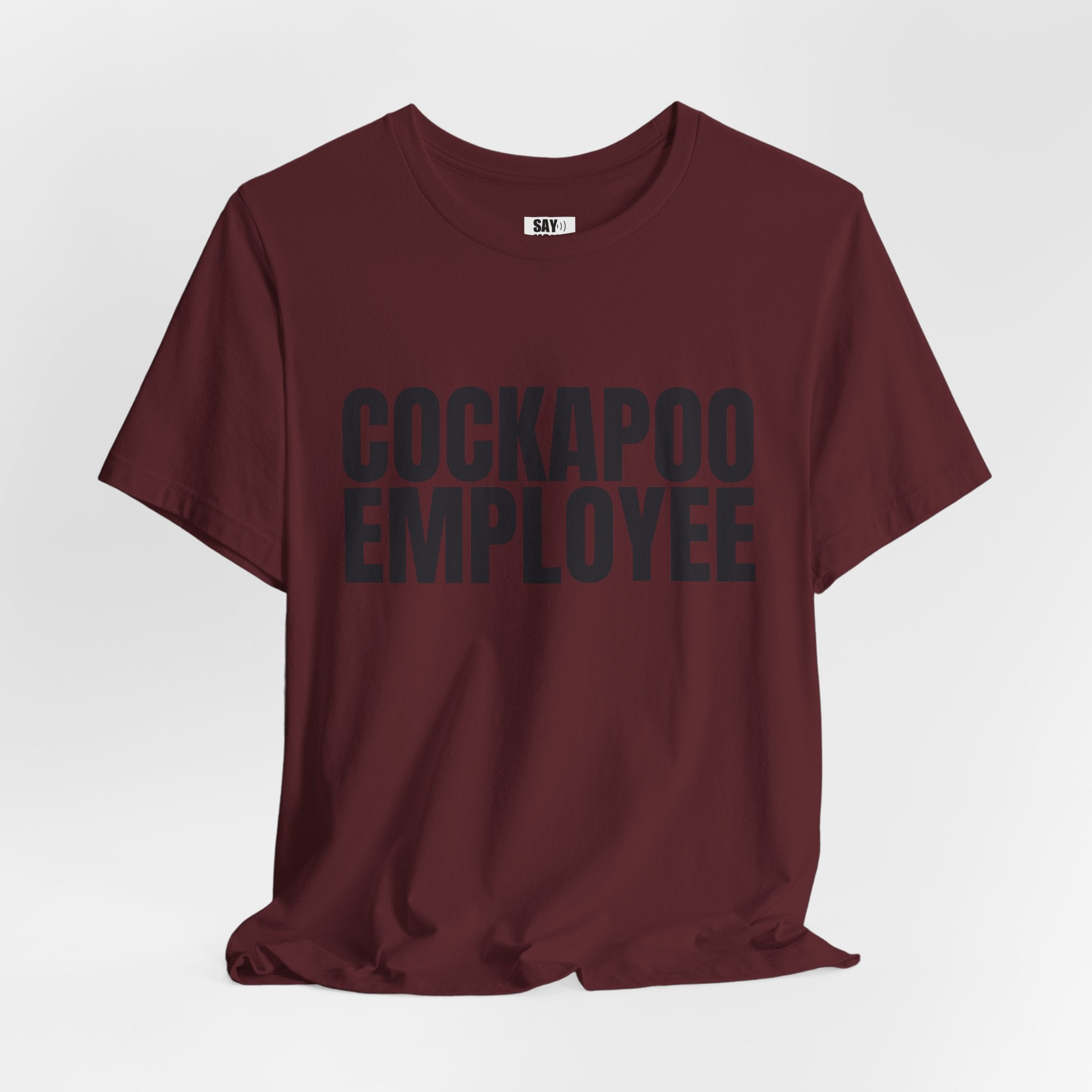 Cockapoo Employee T‑Shirt — Funny Dog Lover Tee