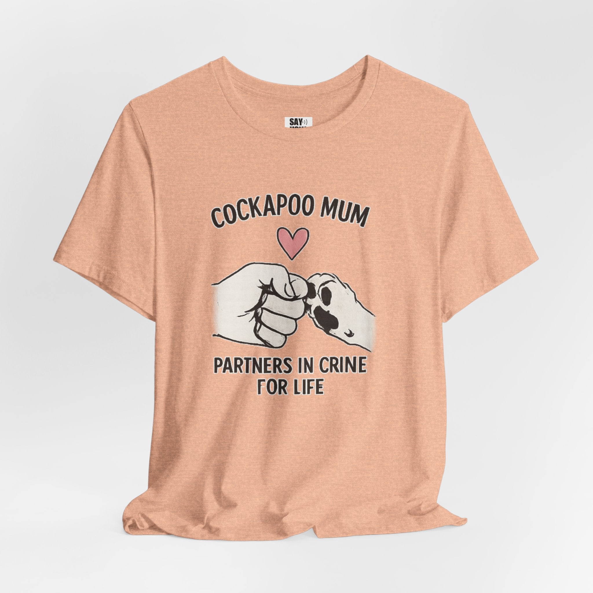 Cockapoo Mum T‑Shirt – "Partners in Crime for Life"