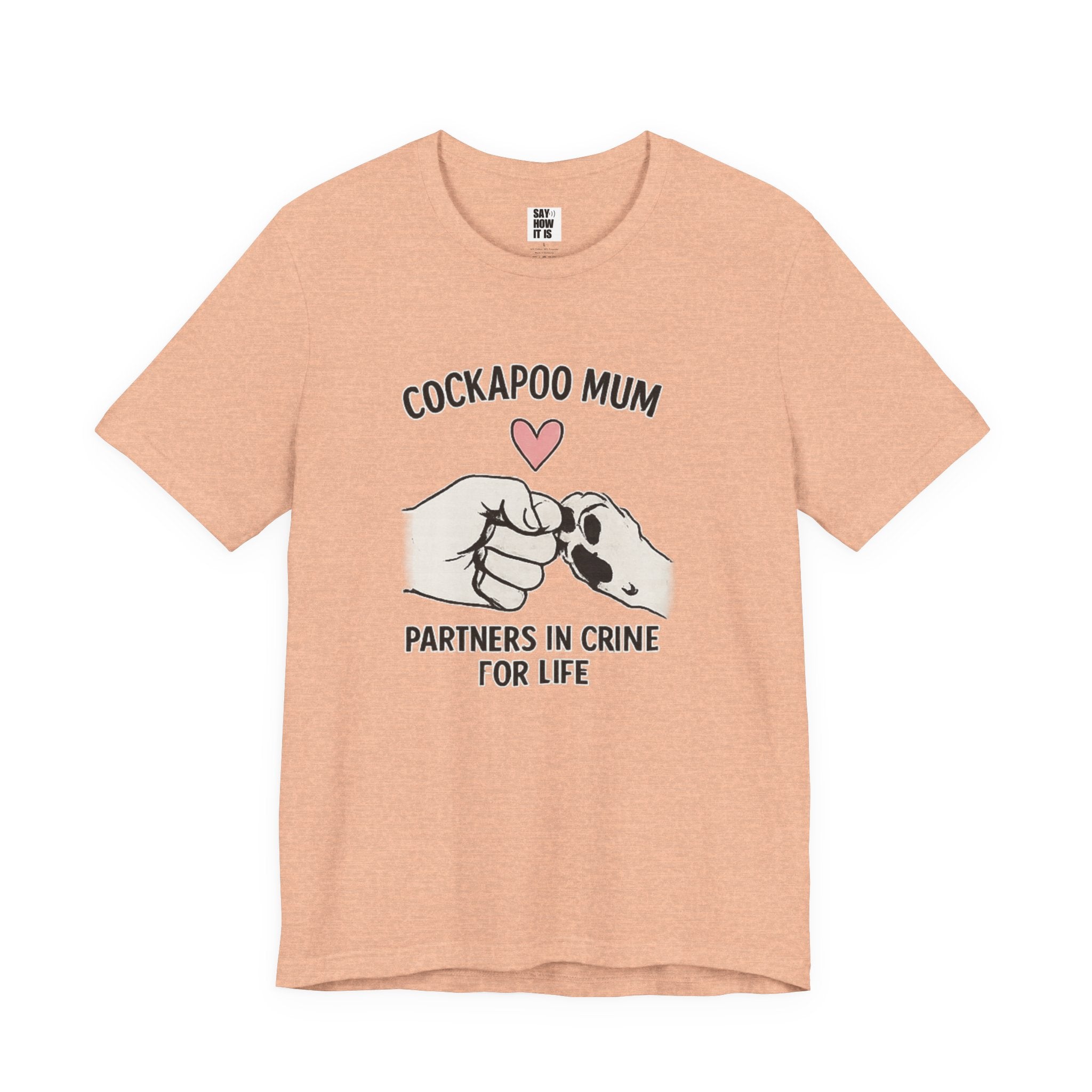 Cockapoo Mum T‑Shirt – "Partners in Crime for Life"
