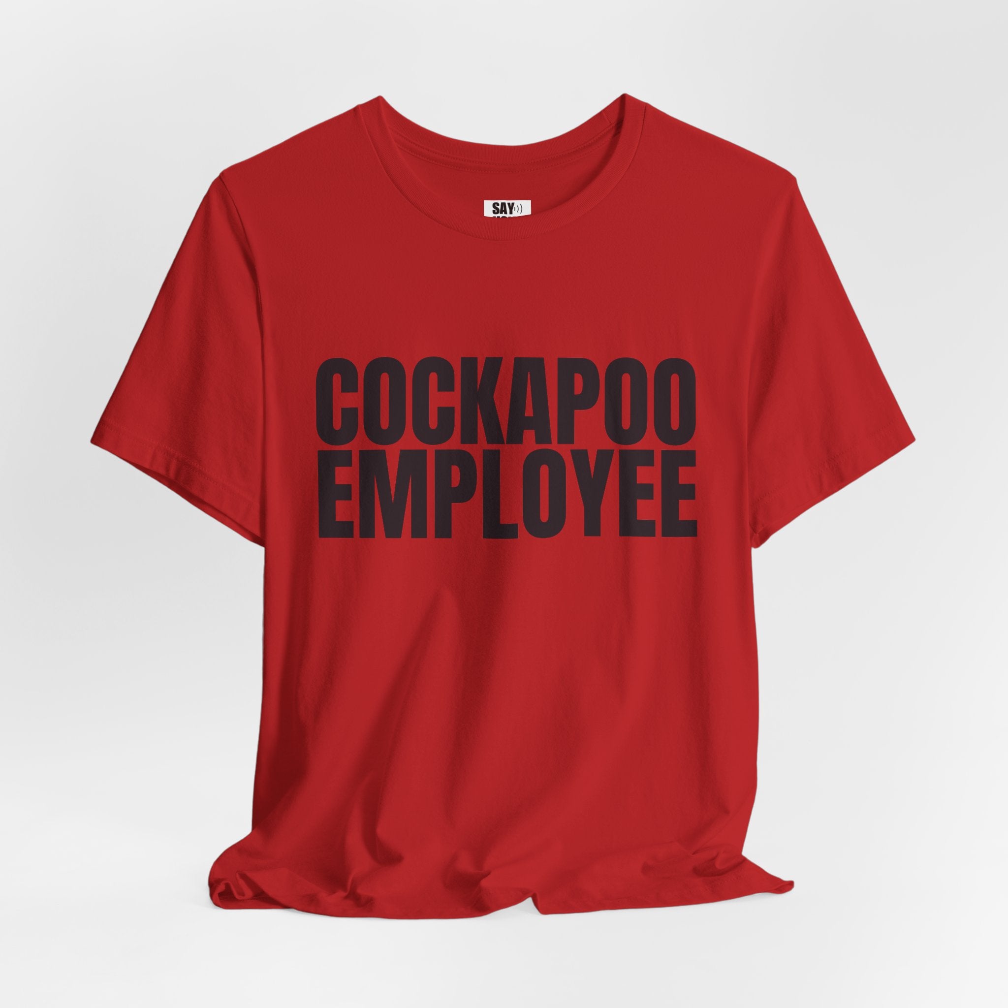 Cockapoo Employee T‑Shirt — Funny Dog Lover Tee