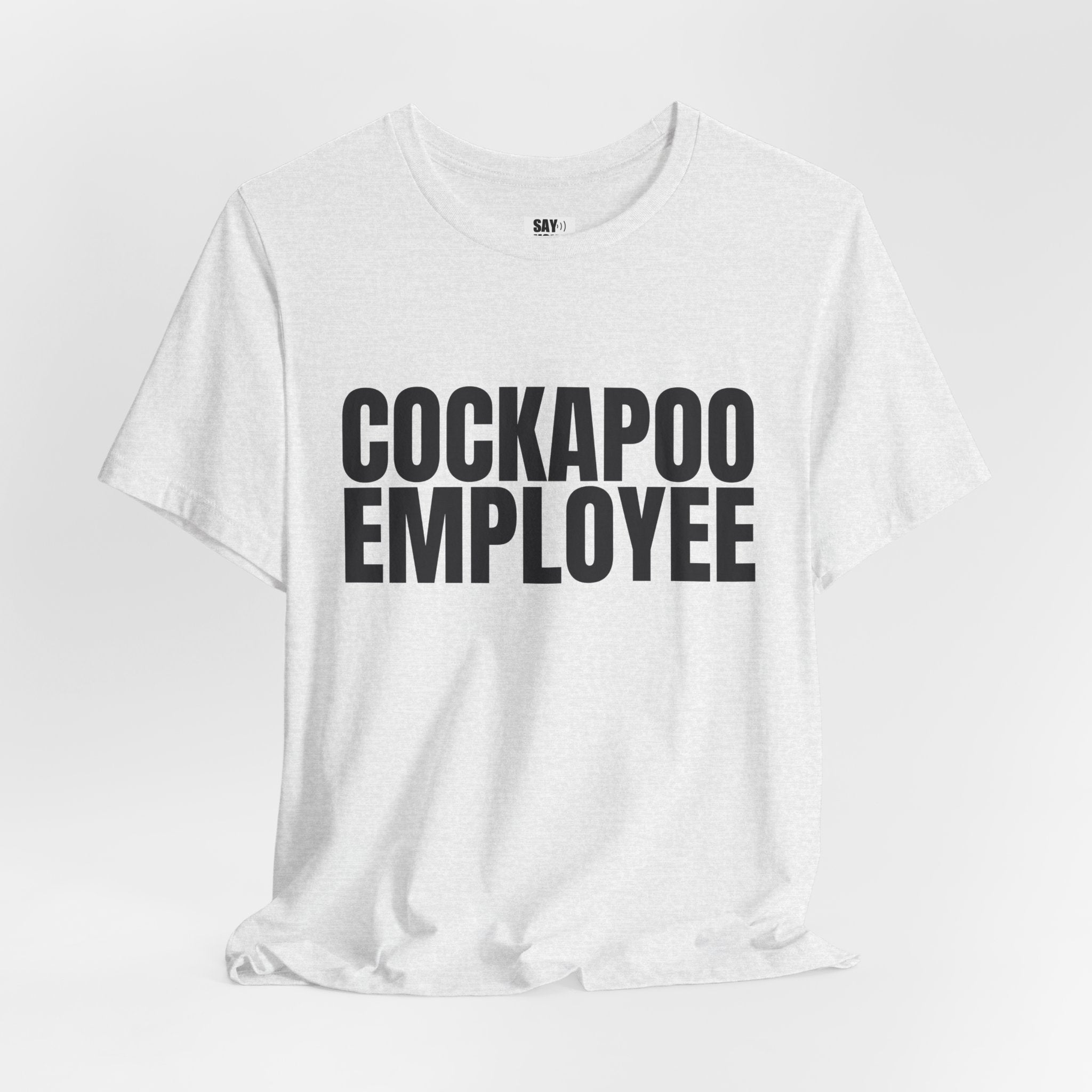 Cockapoo Employee T‑Shirt — Funny Dog Lover Tee