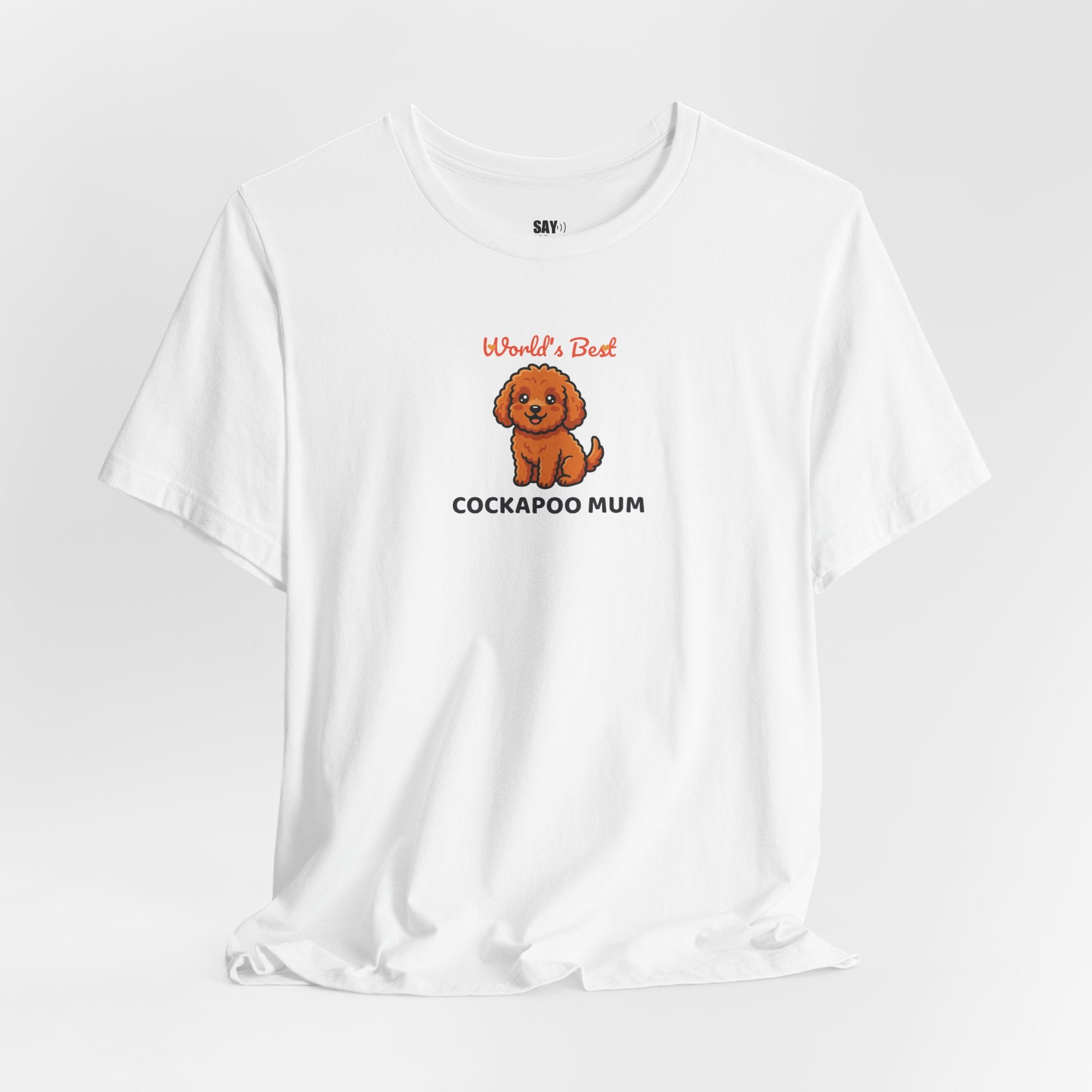 World's Best Cockapoo Mum T-Shirt-White
