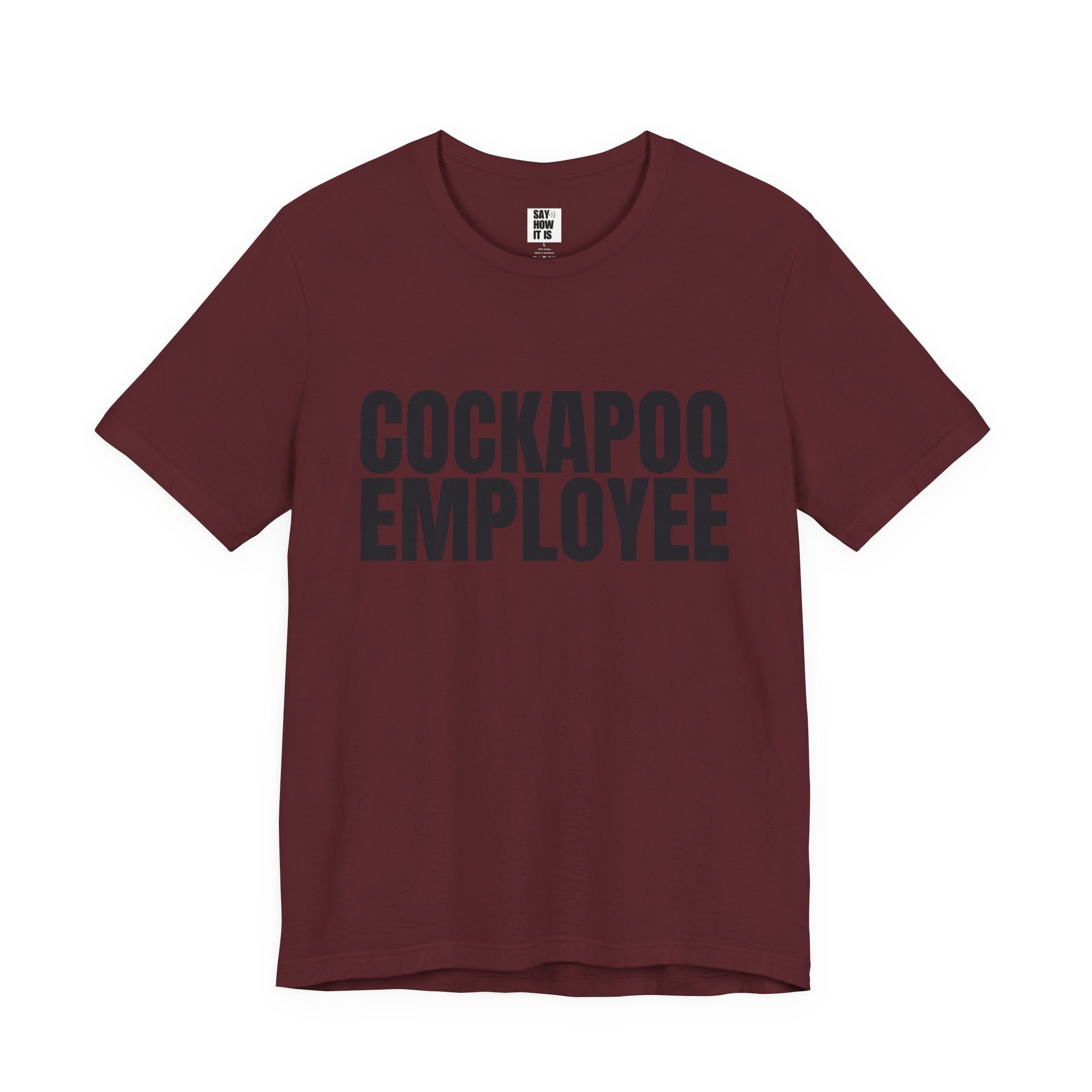Cockapoo Employee T‑Shirt — Funny Dog Lover Tee