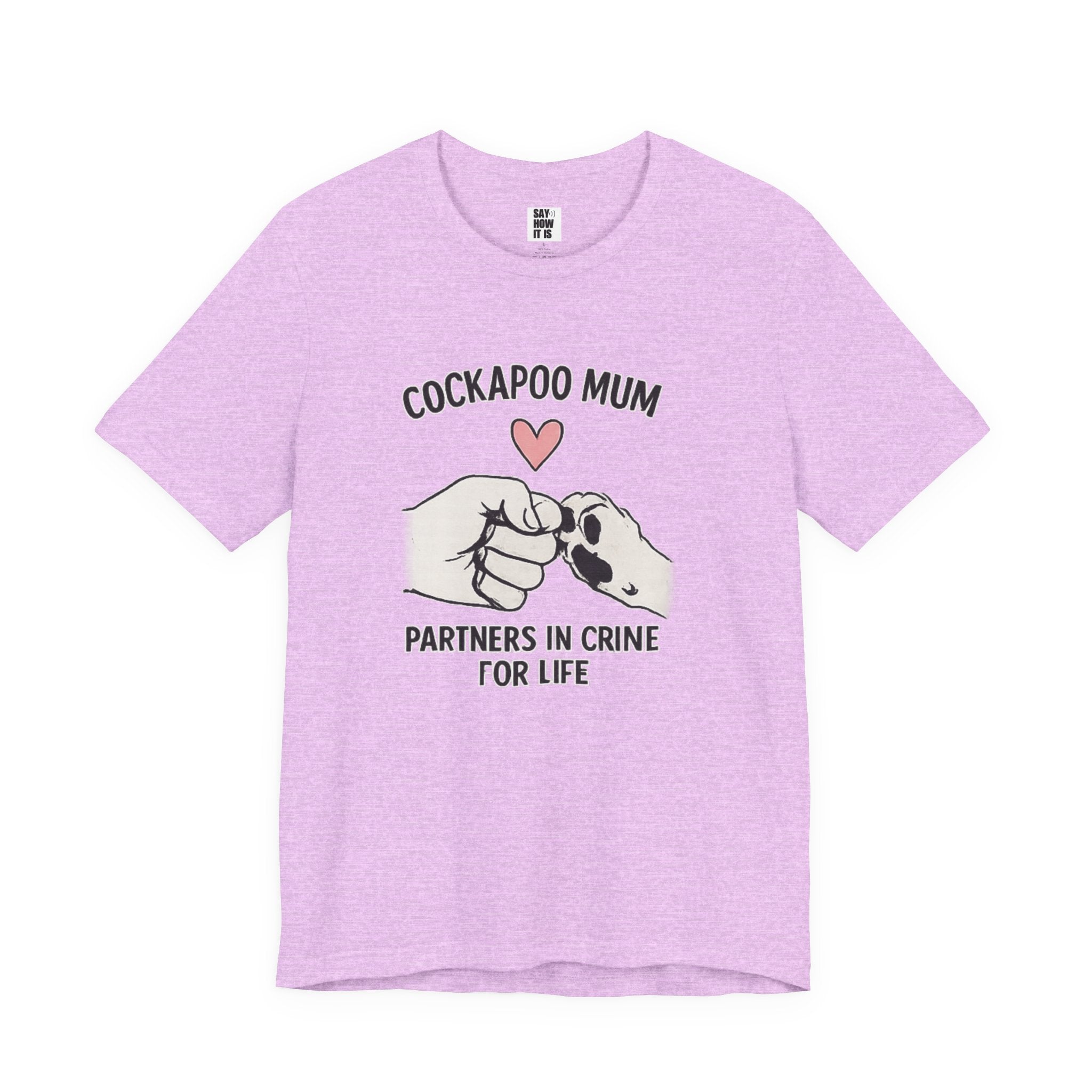 Cockapoo Mum T‑Shirt – "Partners in Crime for Life"