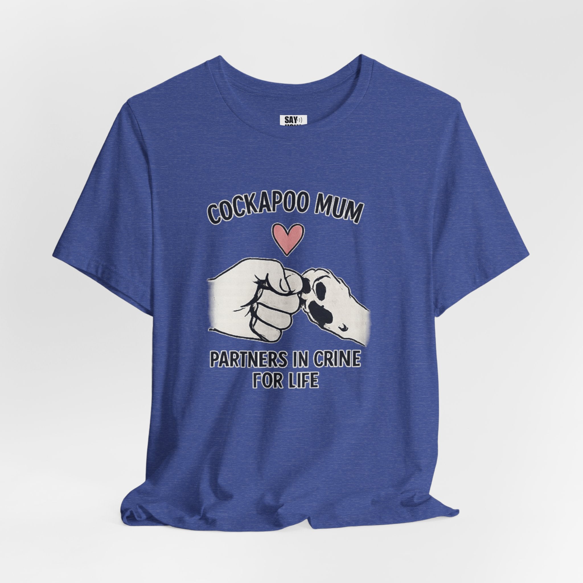 Cockapoo Mum T‑Shirt – "Partners in Crime for Life"