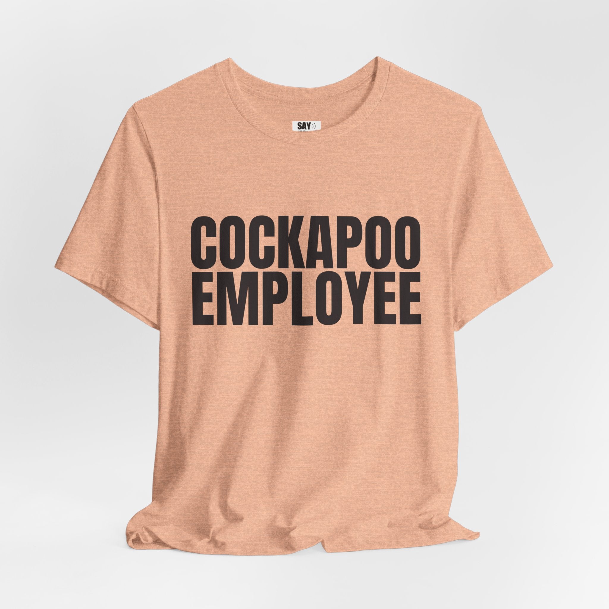 Cockapoo Employee T‑Shirt — Funny Dog Lover Tee