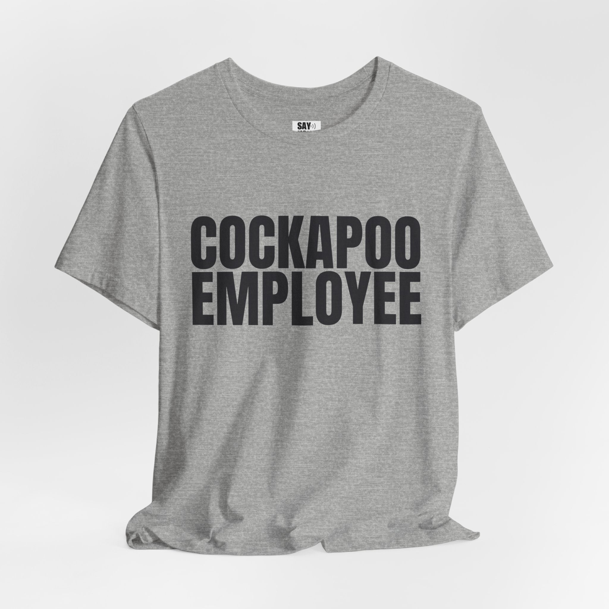 Cockapoo Employee T‑Shirt — Funny Dog Lover Tee