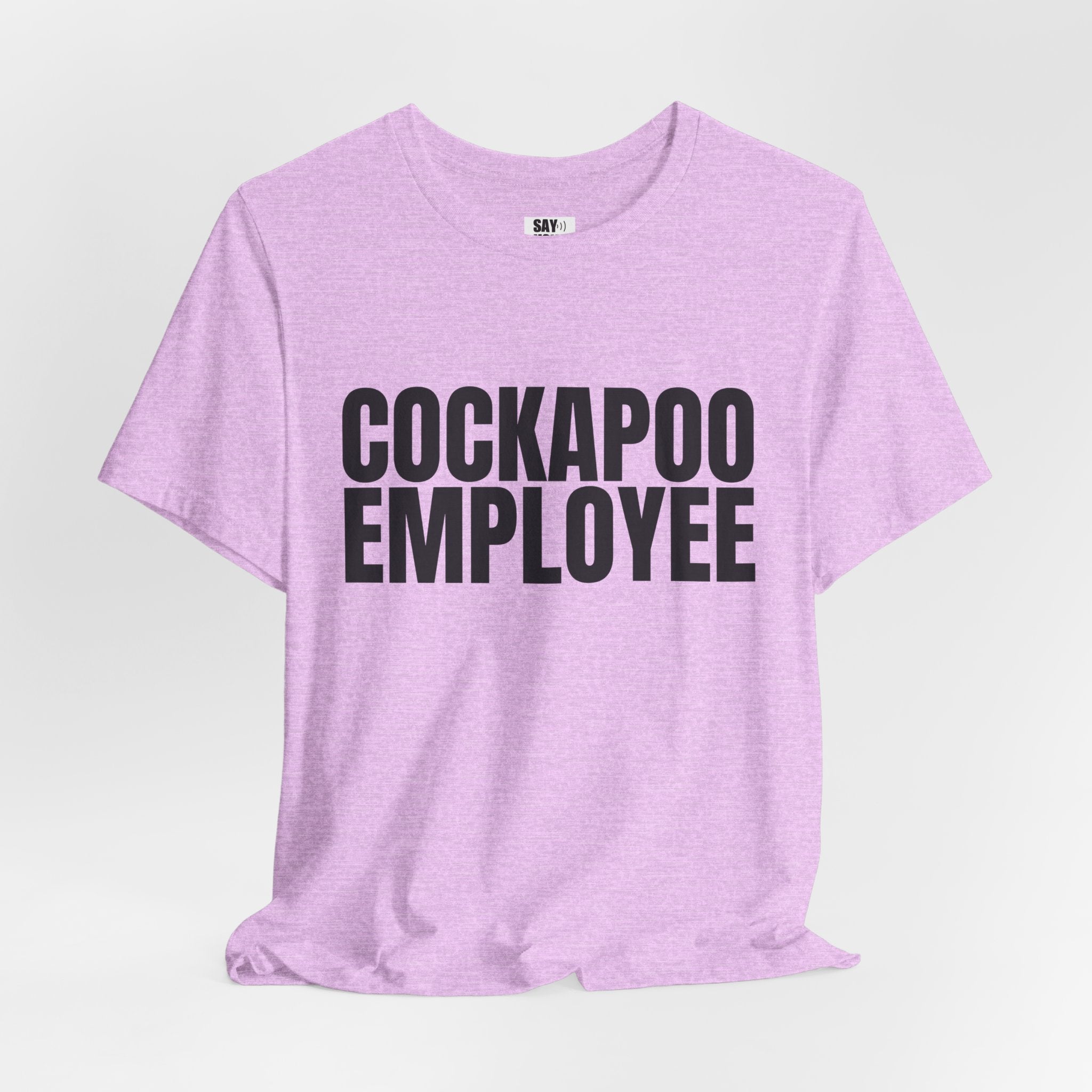 Cockapoo Employee T‑Shirt — Funny Dog Lover Tee