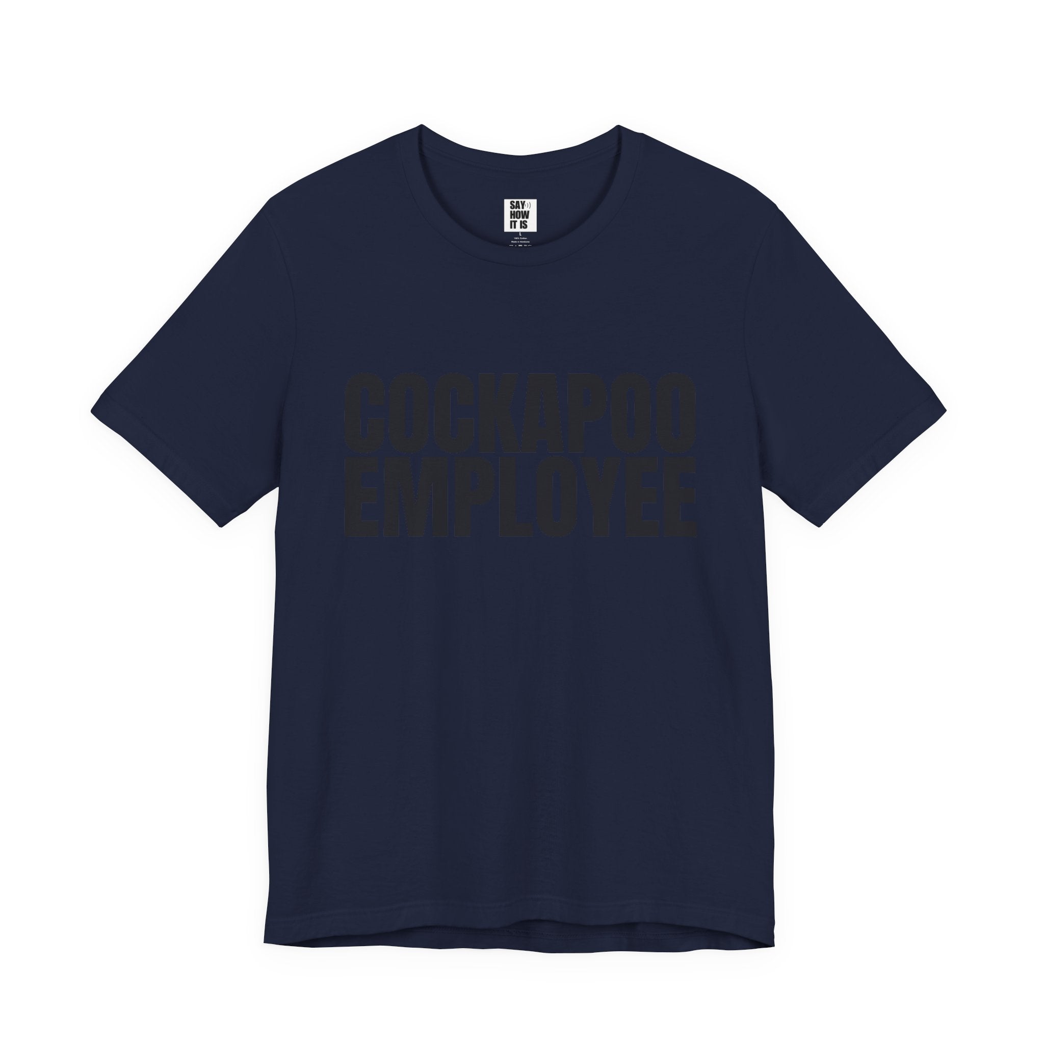 Cockapoo Employee T‑Shirt — Funny Dog Lover Tee