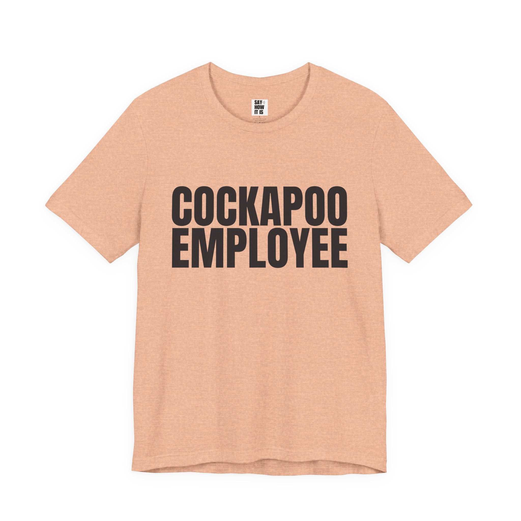 Cockapoo Employee T‑Shirt — Funny Dog Lover Tee