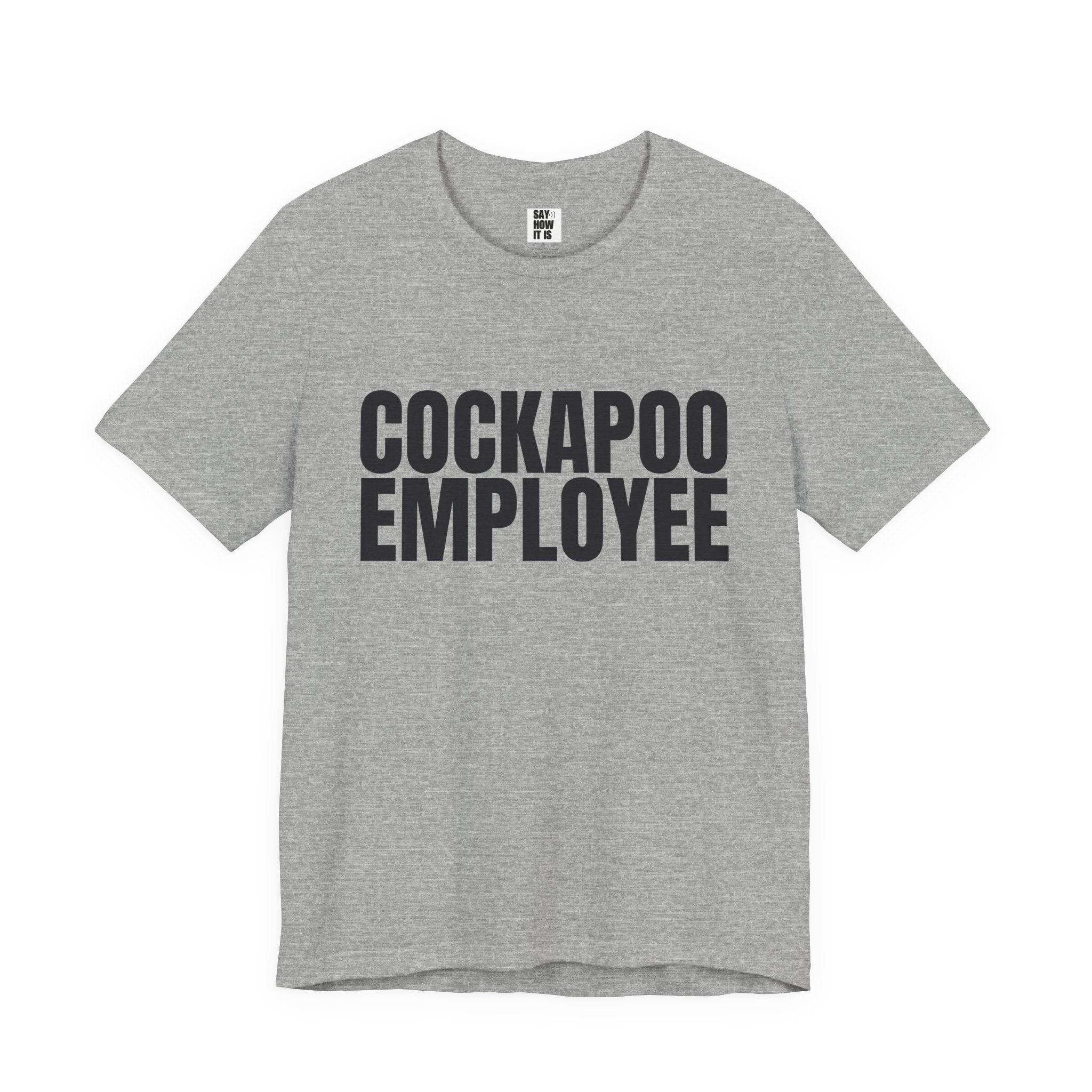 Cockapoo Employee T‑Shirt — Funny Dog Lover Tee