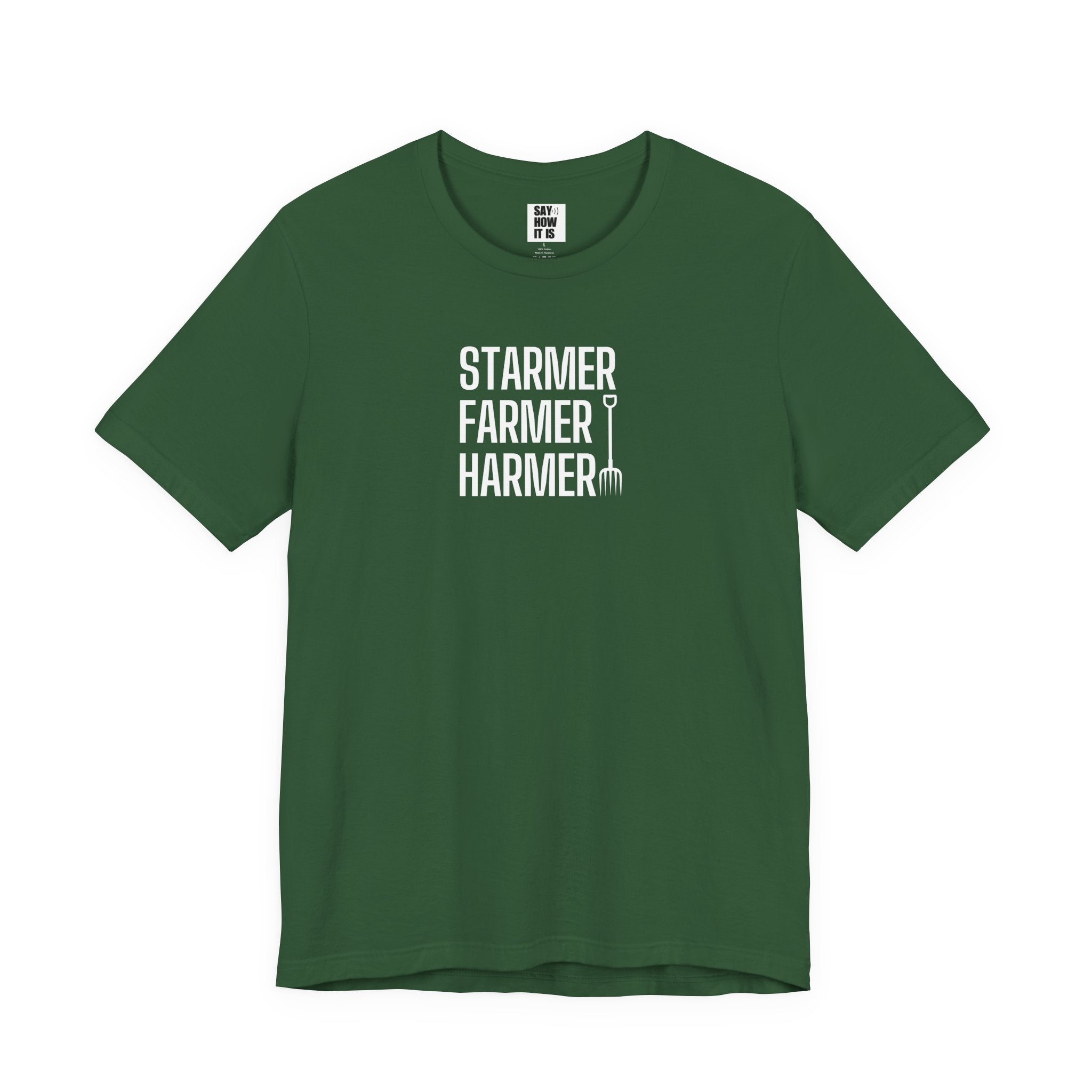Starmer Farmer Harmer  - Unisex Tee t-shirt