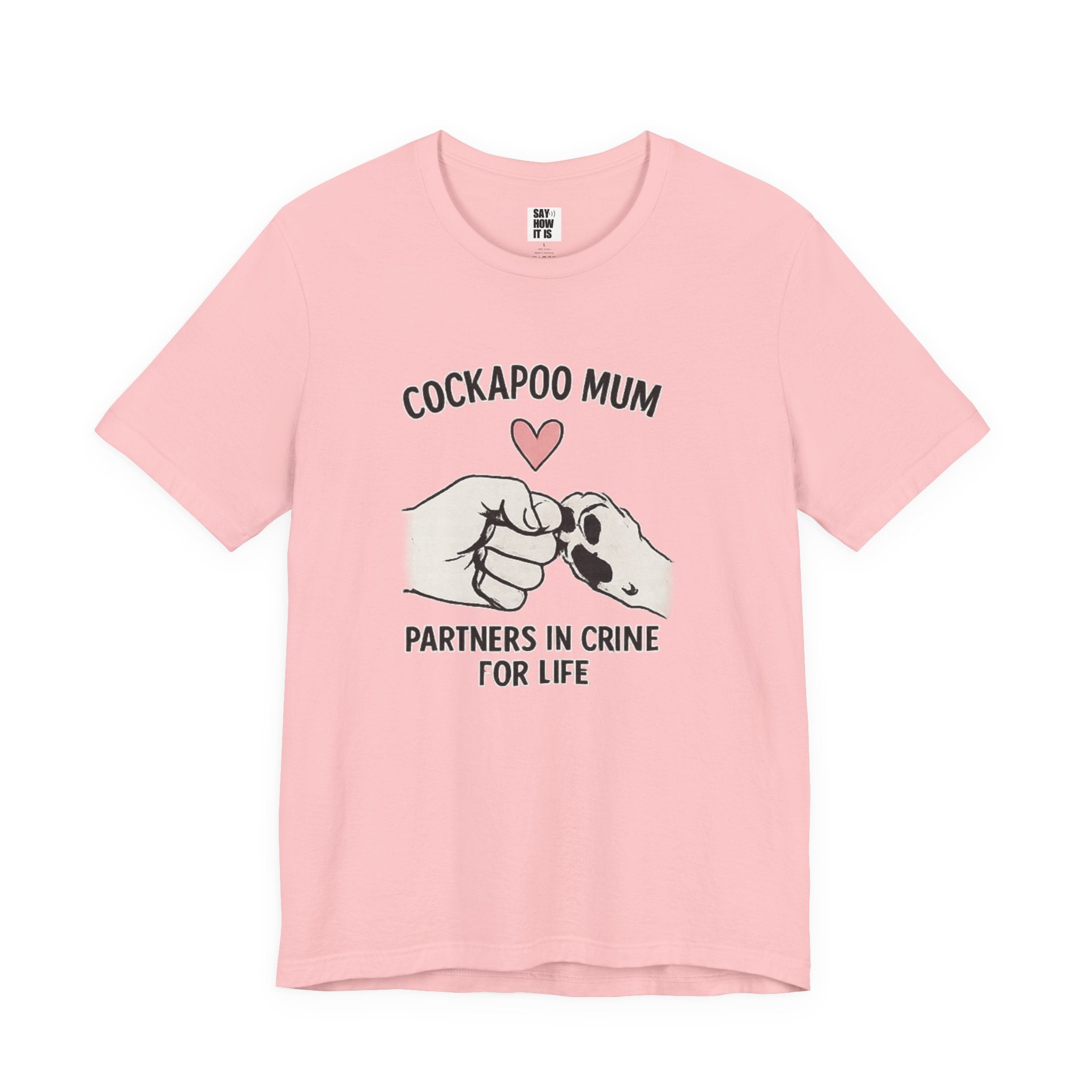 Cockapoo Mum T‑Shirt – "Partners in Crime for Life"