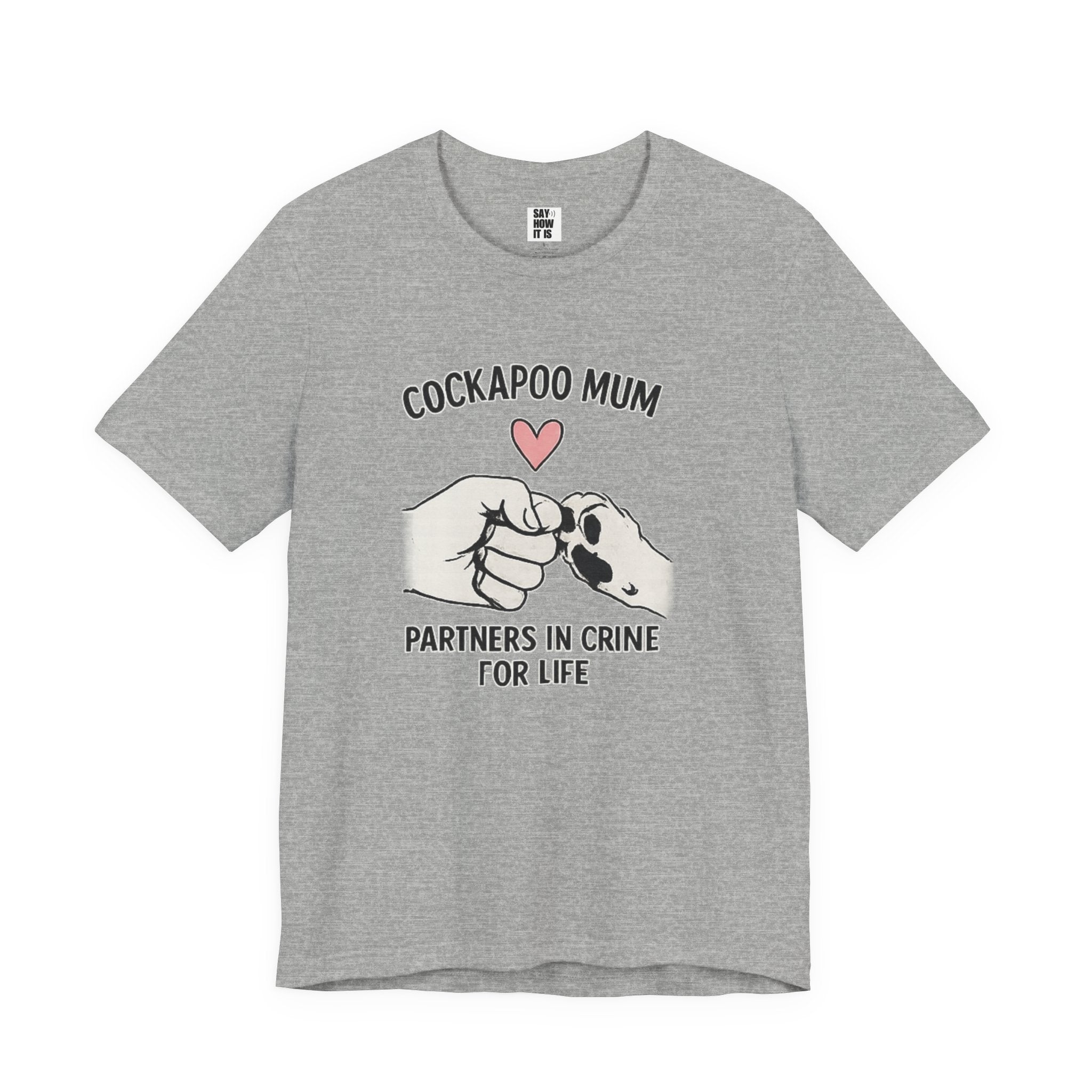 Cockapoo Mum T‑Shirt – "Partners in Crime for Life"