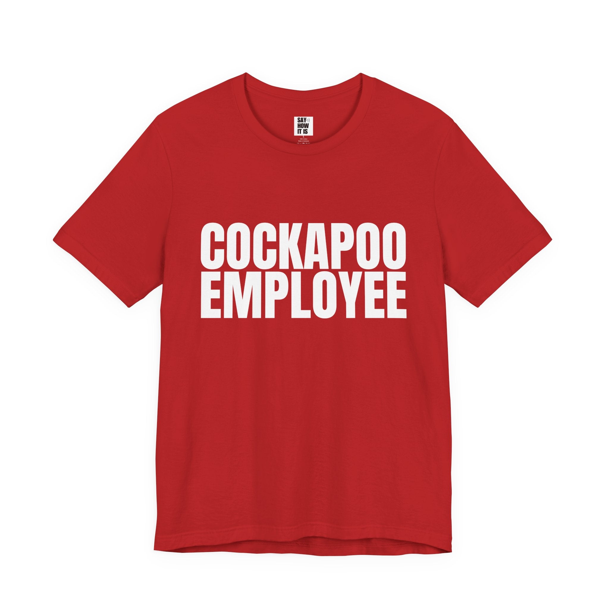 Cockapoo Employee T-Shirt — Funny Dog Lover Tee
