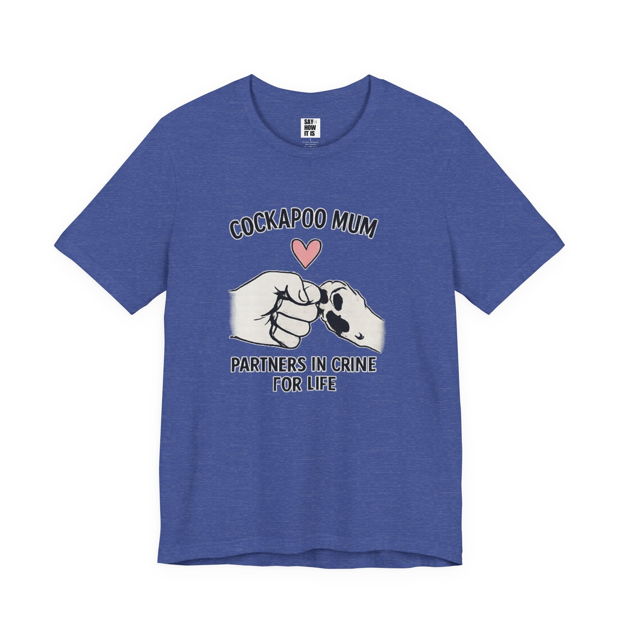 Cockapoo Mum T‑Shirt – "Partners in Crime for Life"