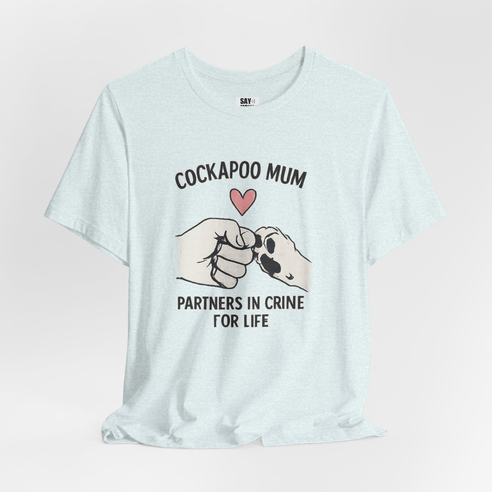 Cockapoo Mum T‑Shirt – "Partners in Crime for Life"