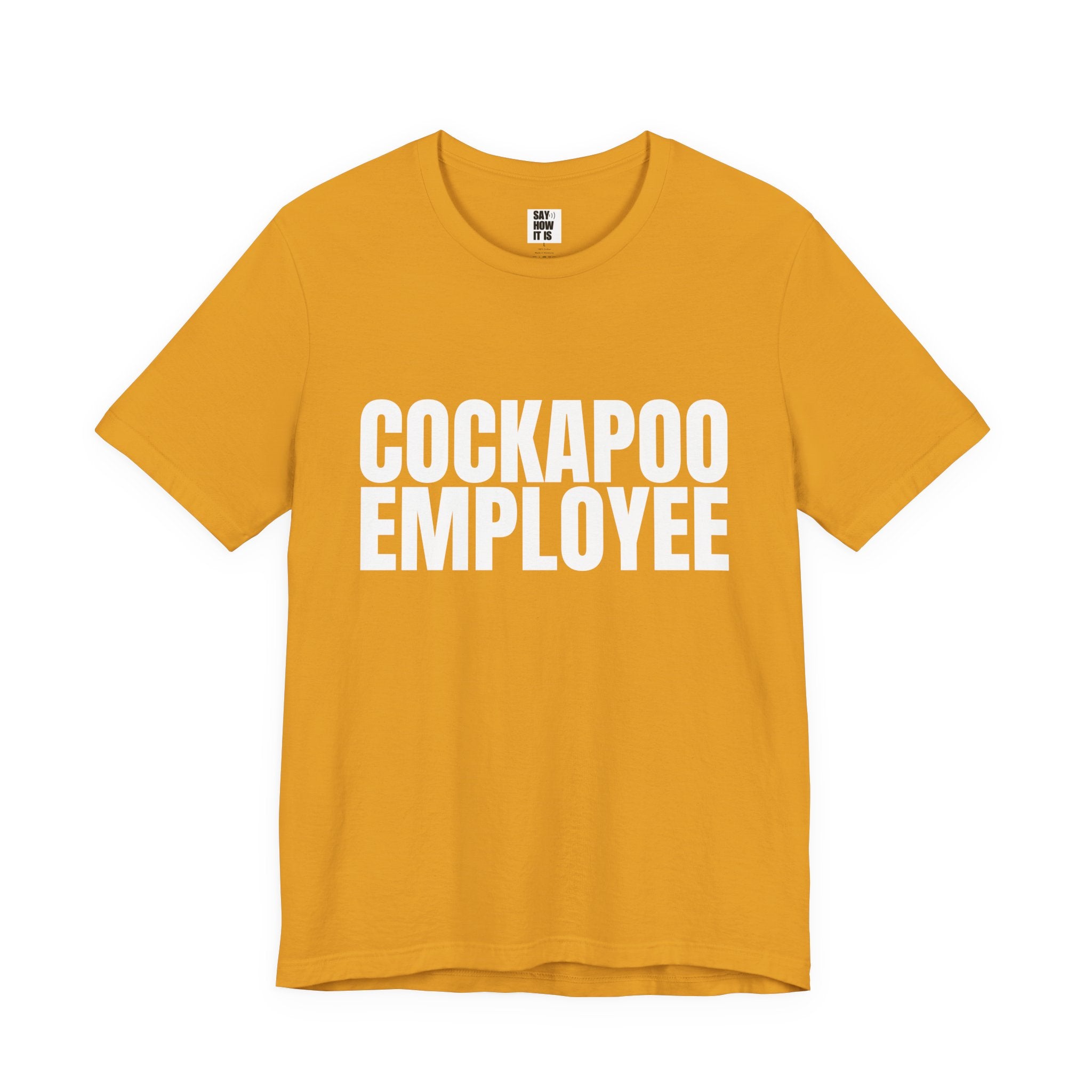 Cockapoo Employee T-Shirt — Funny Dog Lover Tee