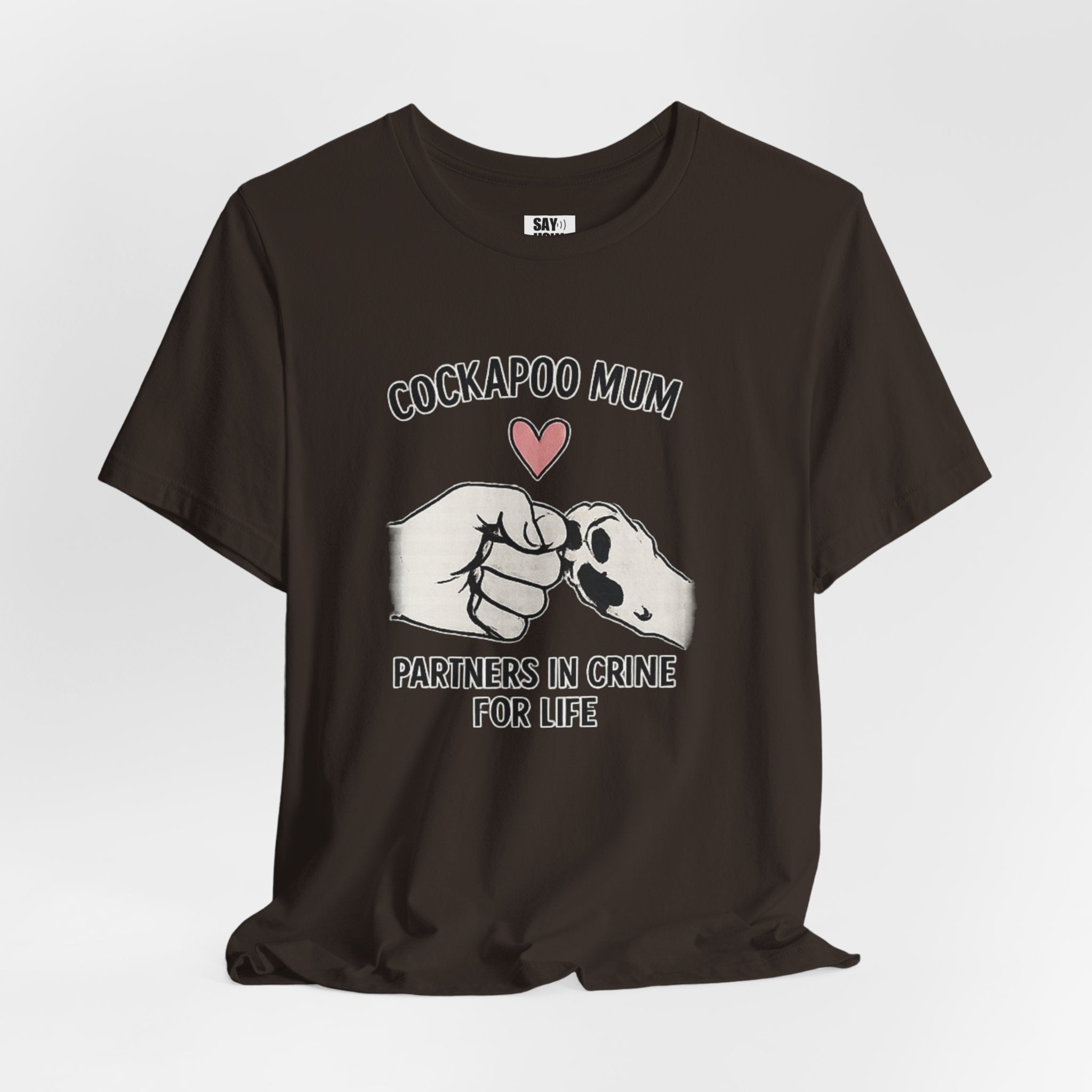 Cockapoo Mum T‑Shirt – "Partners in Crime for Life"