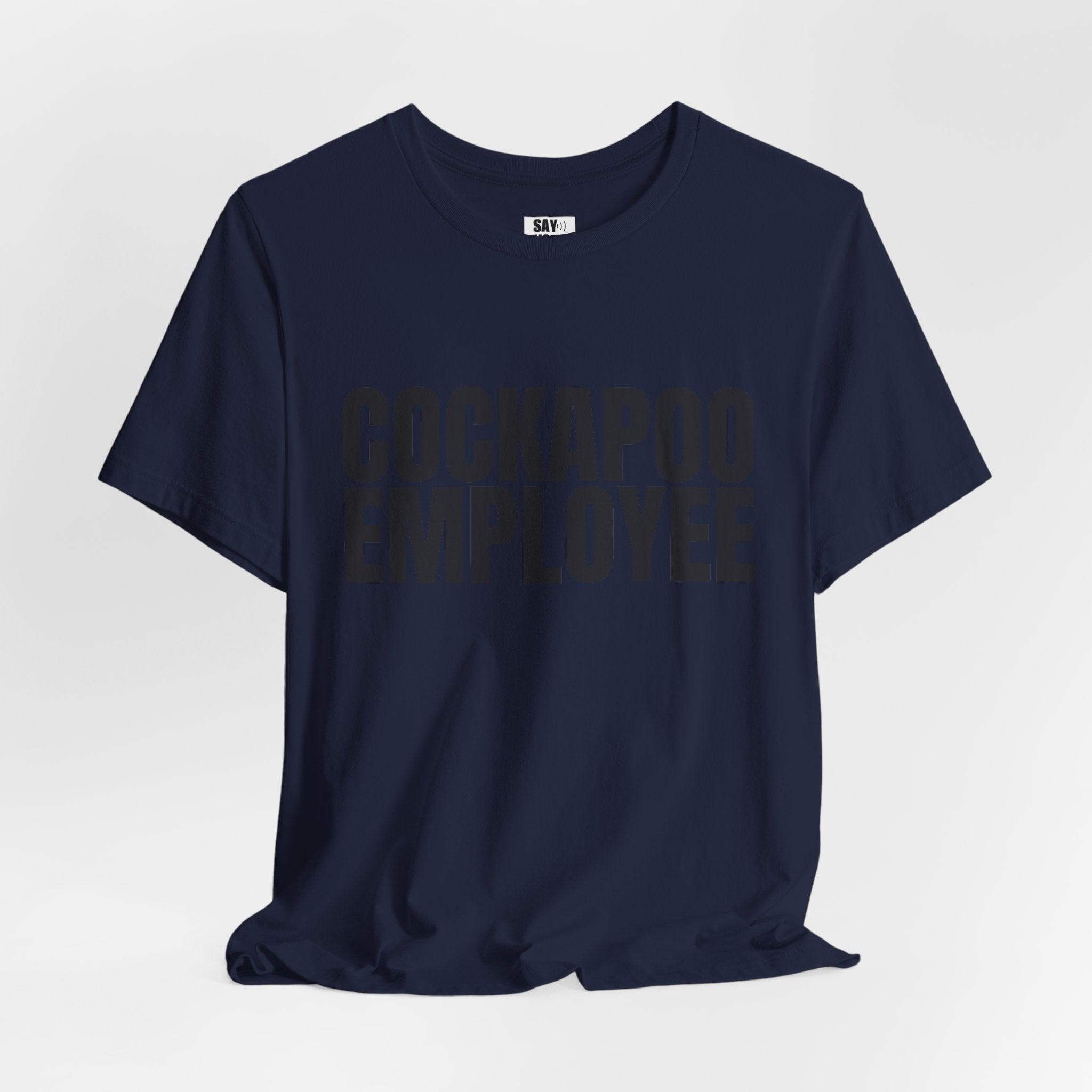 Cockapoo Employee T‑Shirt — Funny Dog Lover Tee