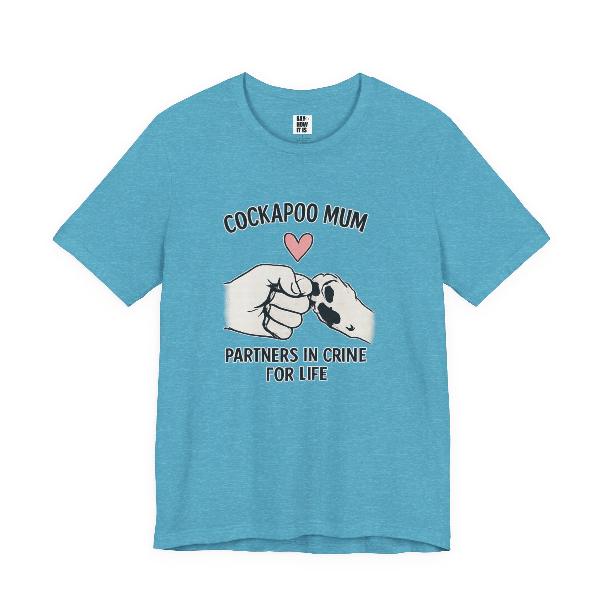 Cockapoo Mum T‑Shirt – "Partners in Crime for Life"