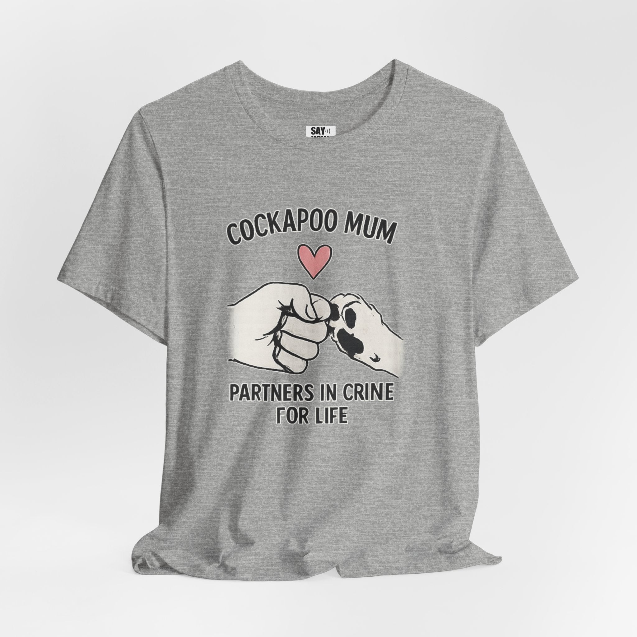 Cockapoo Mum T‑Shirt – "Partners in Crime for Life"