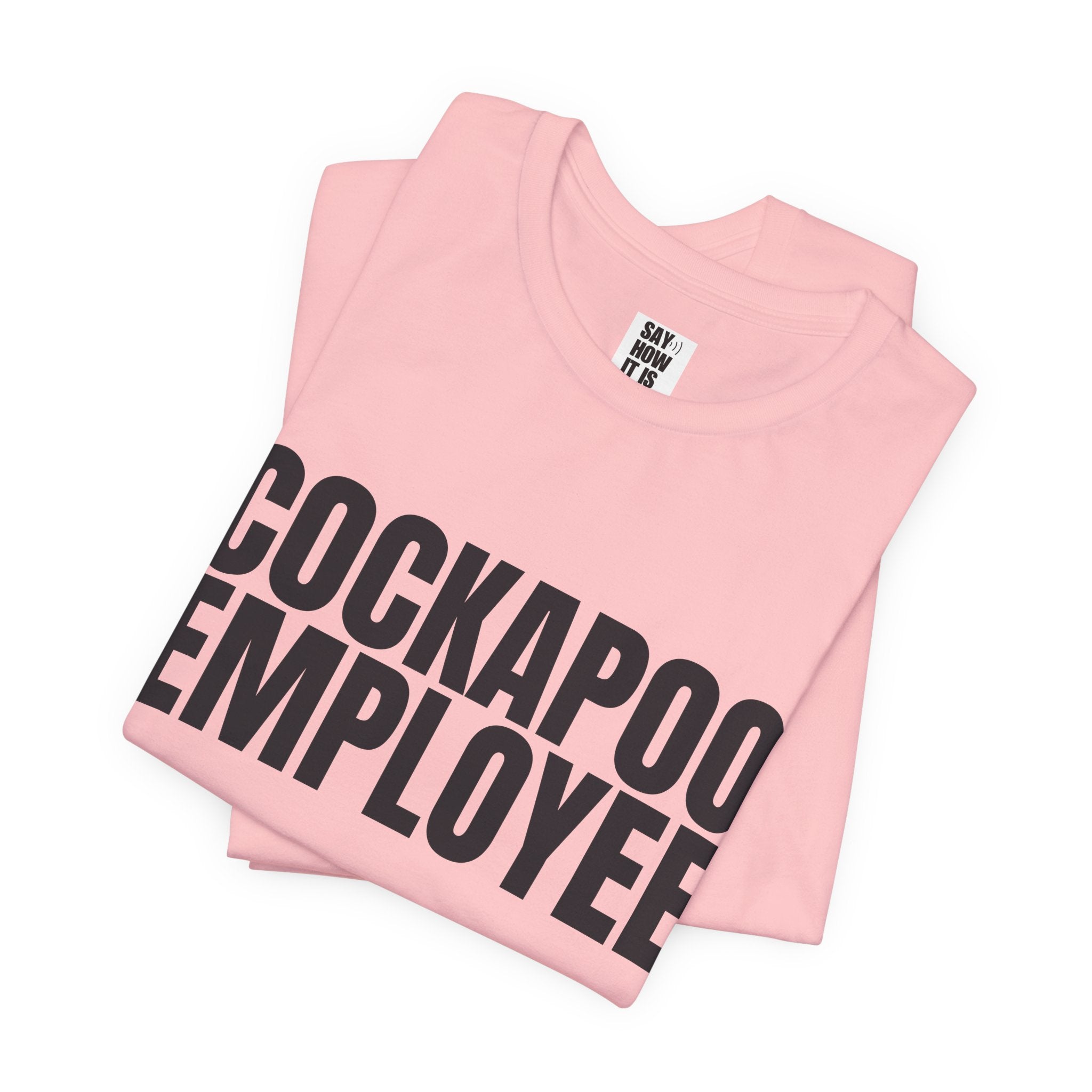 Cockapoo Employee T‑Shirt — Funny Dog Lover Tee