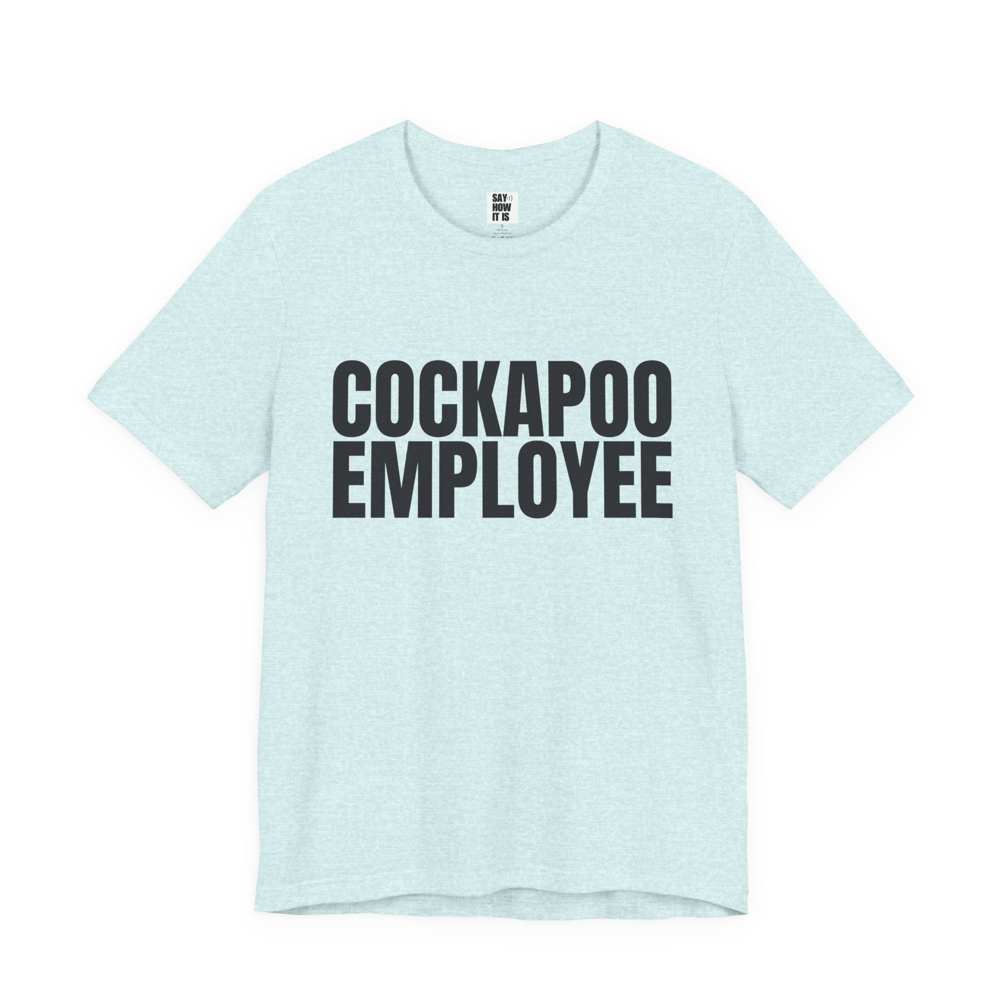 Cockapoo Employee T‑Shirt — Funny Dog Lover Tee