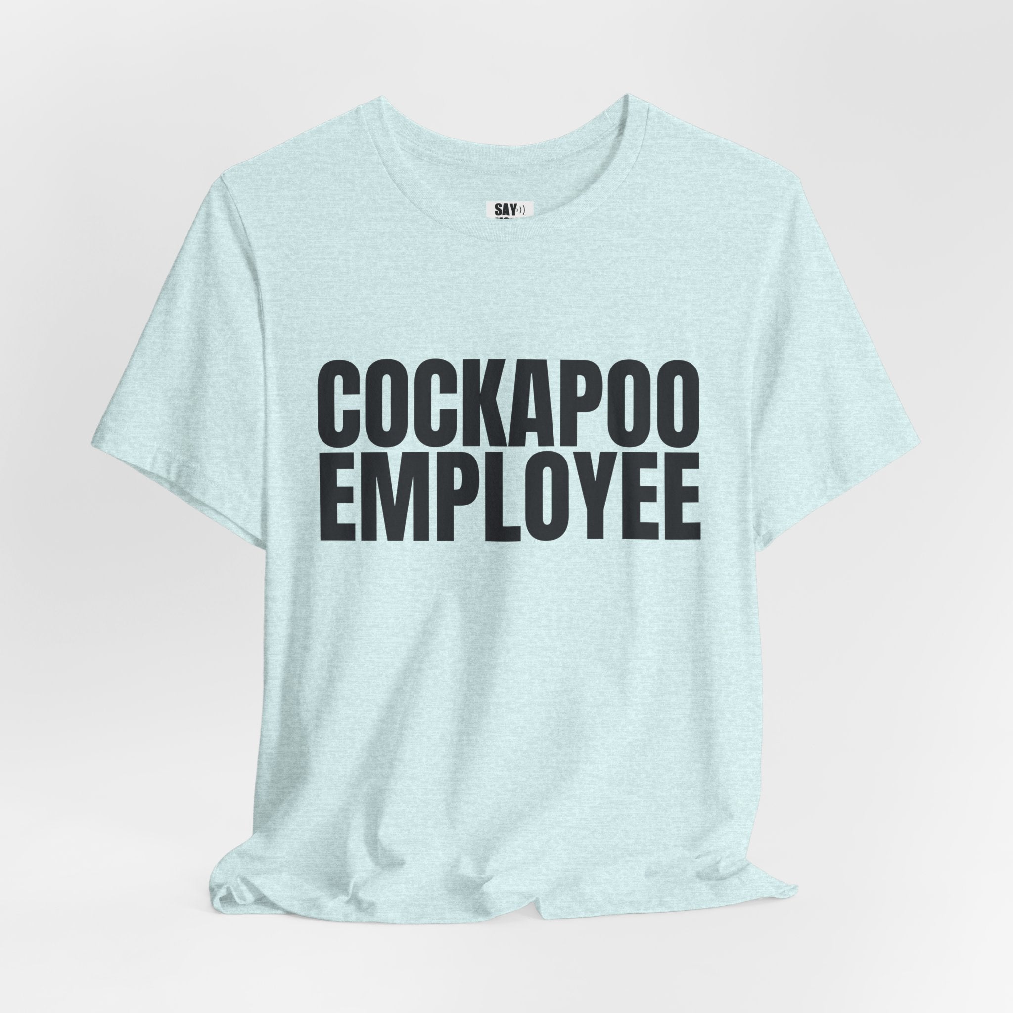 Cockapoo Employee T‑Shirt — Funny Dog Lover Tee