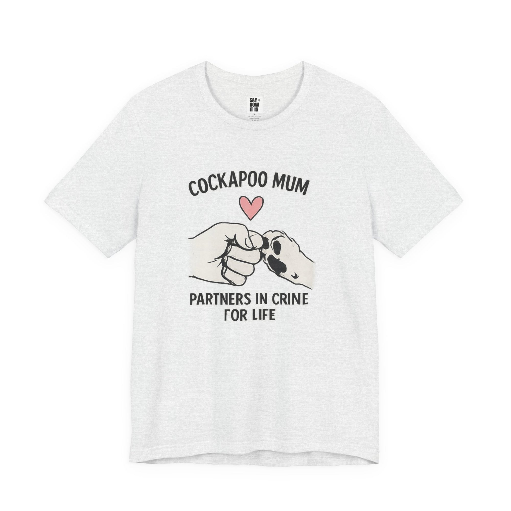 Cockapoo Mum T‑Shirt – "Partners in Crime for Life"