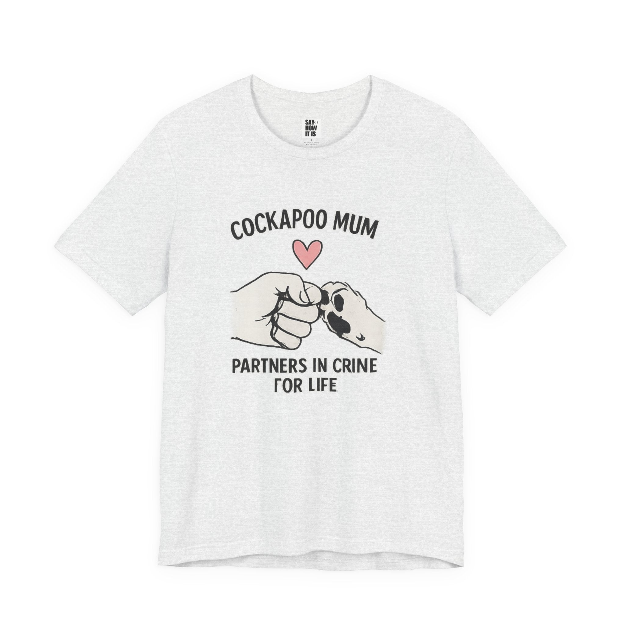 Cockapoo Mum T‑Shirt – "Partners in Crime for Life"